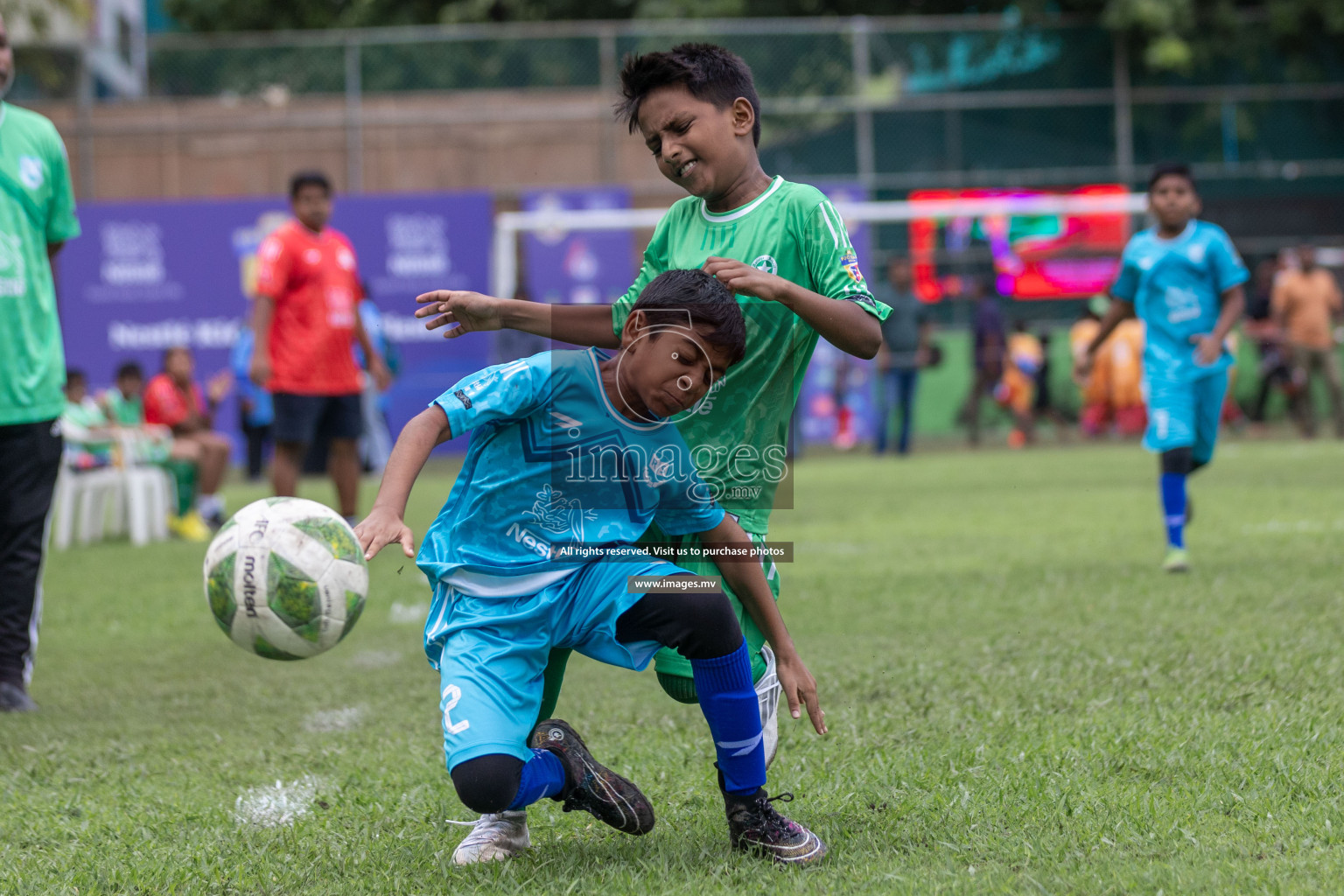 Day 1 of Nestle kids football fiesta, held in Henveyru Football Stadium, Male', Maldives on Wednesday, 11th October 2023 Photos: Shut Abdul Sattar/ Images.mv