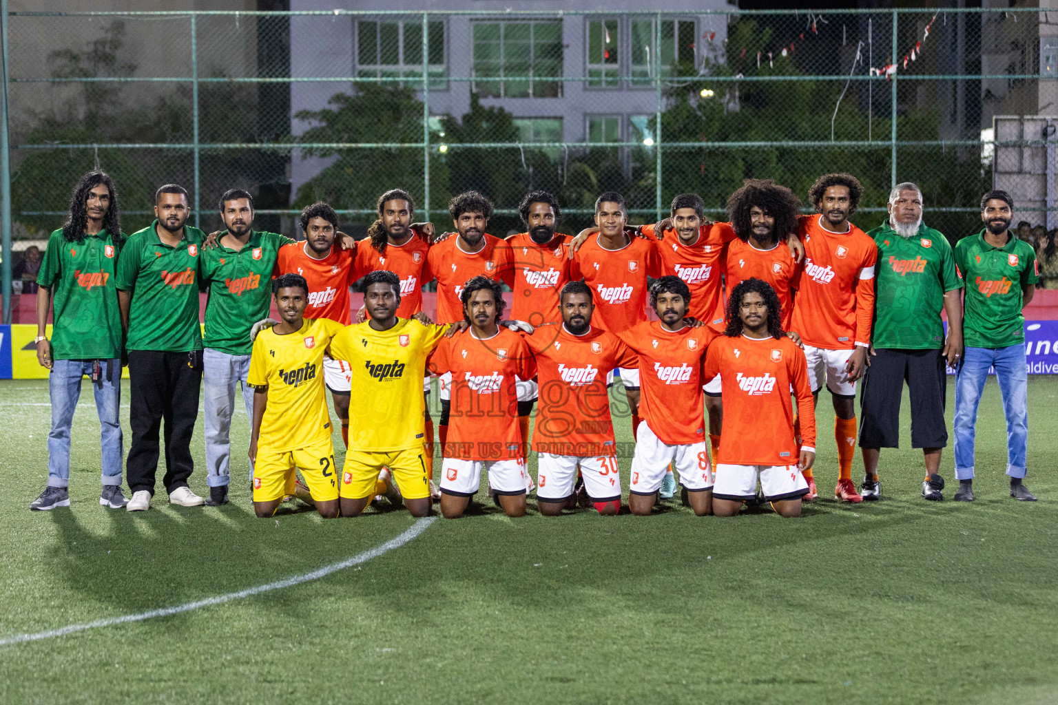 L Maabaidhoo  vs L Dhanbidhoo in Day 3 of Golden Futsal Challenge 2024 was held on Wednesday, 17th January 2024, in Hulhumale', Maldives Photos: Nausham Waheed / images.mv