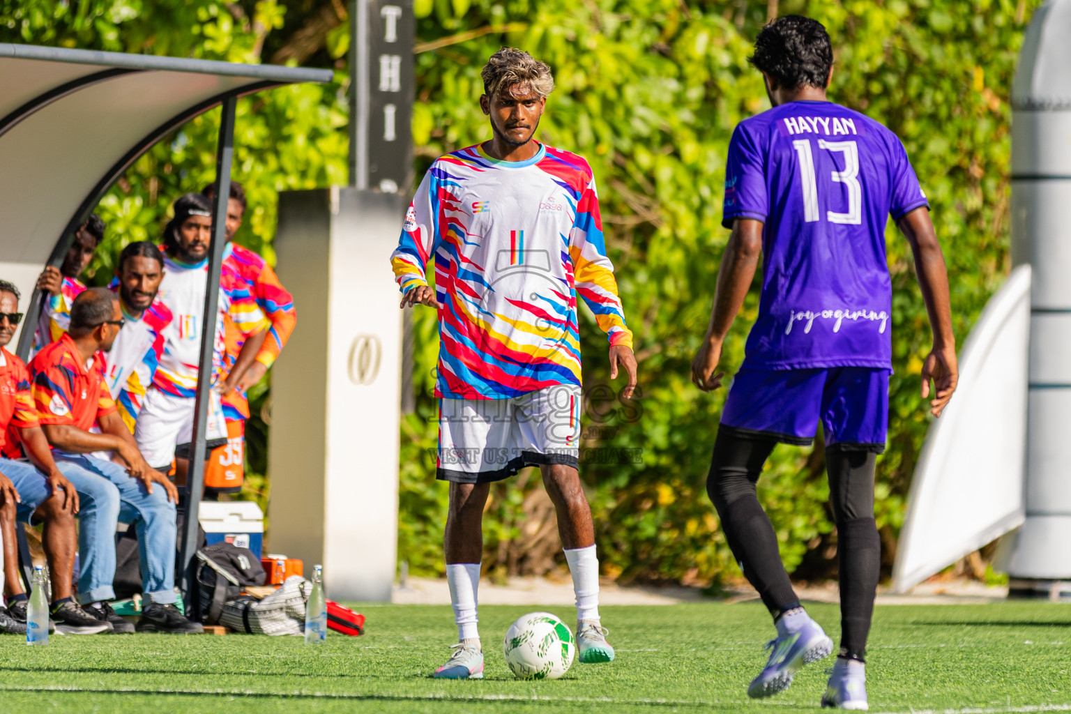 Oaga vs Oblu Experience in Resort League 2025 (North Male Zone) day 10 was held on Friday, 12th September 2025 in One And Only Reethi Rah Maldives Resort, Photos: Areef Adam / images.mv