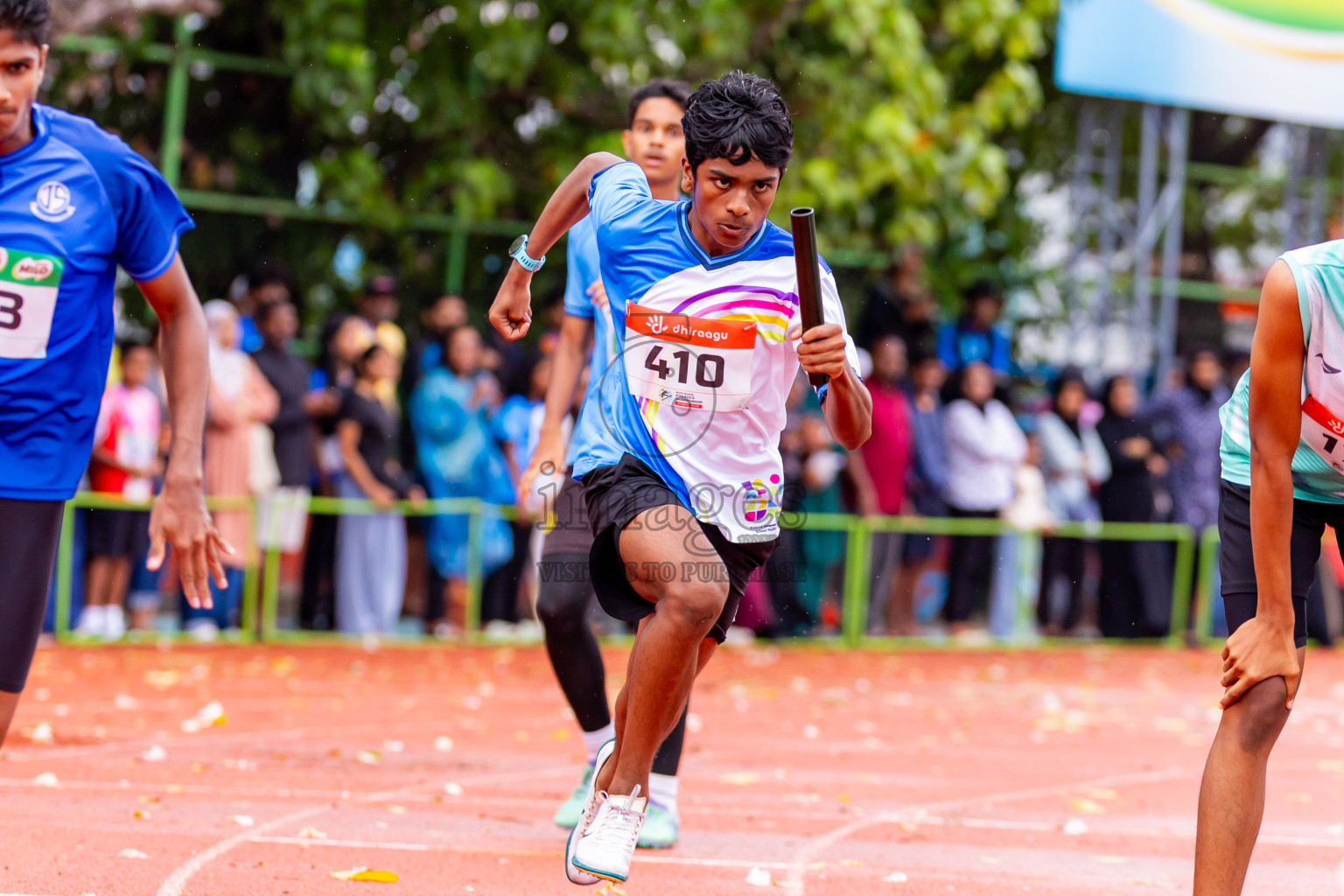 Day 6 of Inter-school Athletics Championship 2025 held in Ekuveni Synthetic Track, Male', Maldives on Sunday, 12th October 2025. Photos by: Nausham Waheed / Images.mv