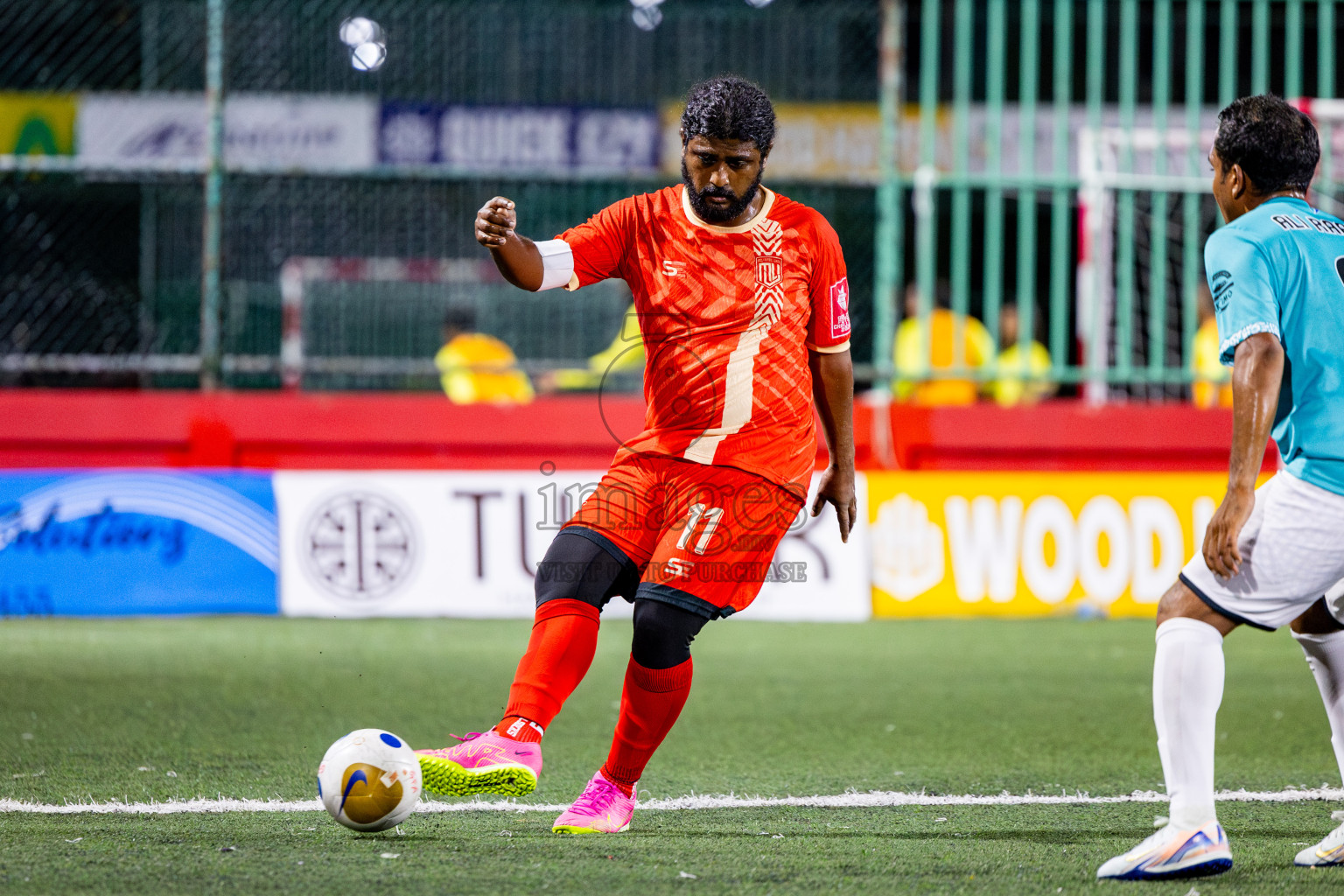 M Kolhufushi VS M Muli in Day 7 of Golden Futsal Challenge 2025 was held on Saturday, 11th January 2025, in Hulhumale', Maldives Photos: Nausham Waheed / images.mv