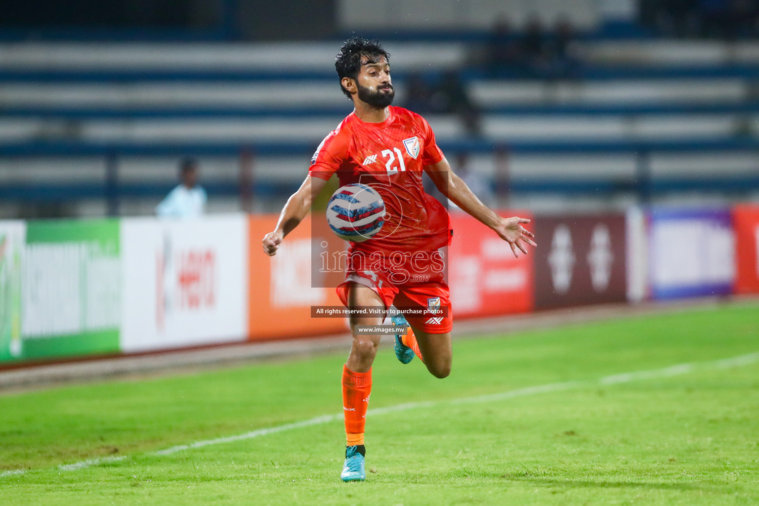 Nepal vs India in SAFF Championship 2023 held in Sree Kanteerava Stadium, Bengaluru, India, on Saturday, 24th June 2023. Photos: Hassan Simah / images.mv