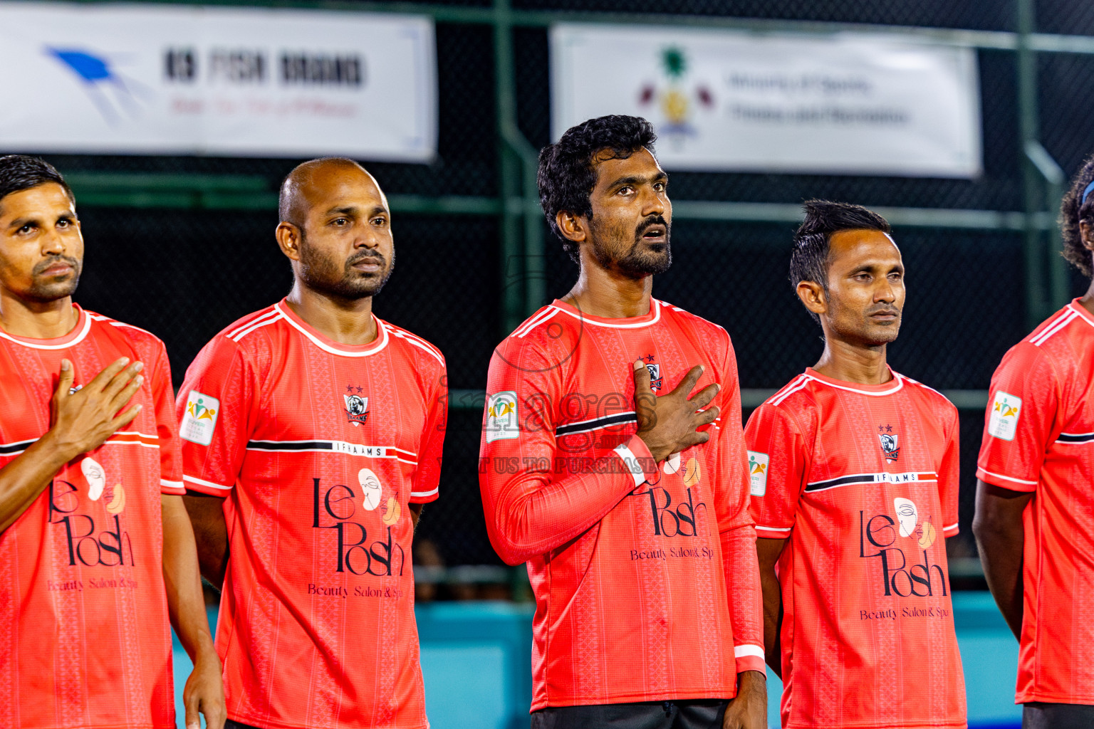 Ifhaams vs J Kovi Goani in Day 1 of Laamehi Dhiggaru Ekuveri Futsal Challenge 2025 was held on Thursday, 24th July 2025, at Dhiggaru Futsal Ground, Dhiggaru, Maldives Photos: Nausham Waheed / images.mv