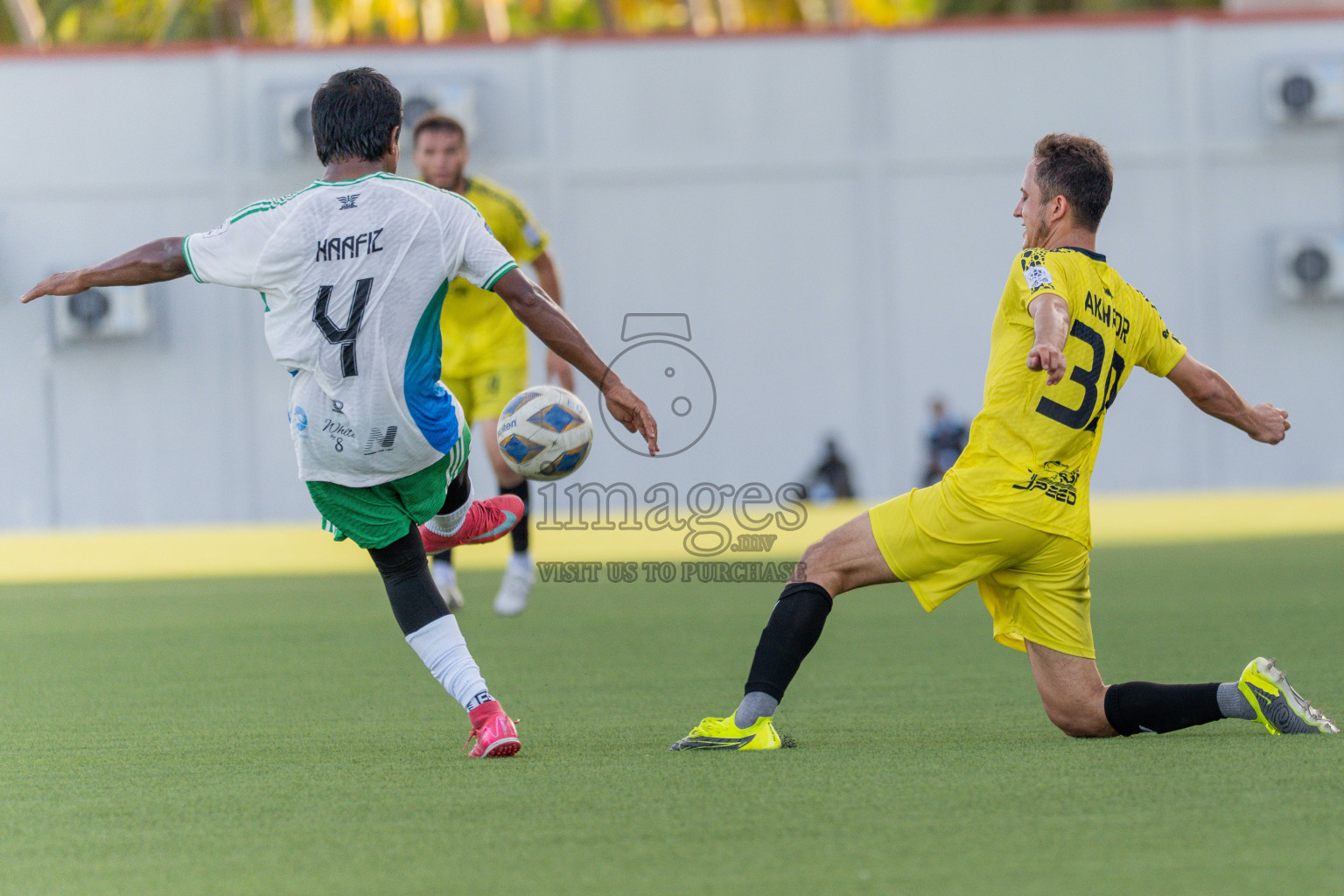 Semi Finals Match 02 Huss Songun FT VS Velaa Sports Club in Day 8 of Eydhafushi Cup 2025 held in Eydhafushi Football Stadium at B. Eydhafushi, Maldives on Saturday, 13th September 2025. Photos: Arif Rasheed / images.mv