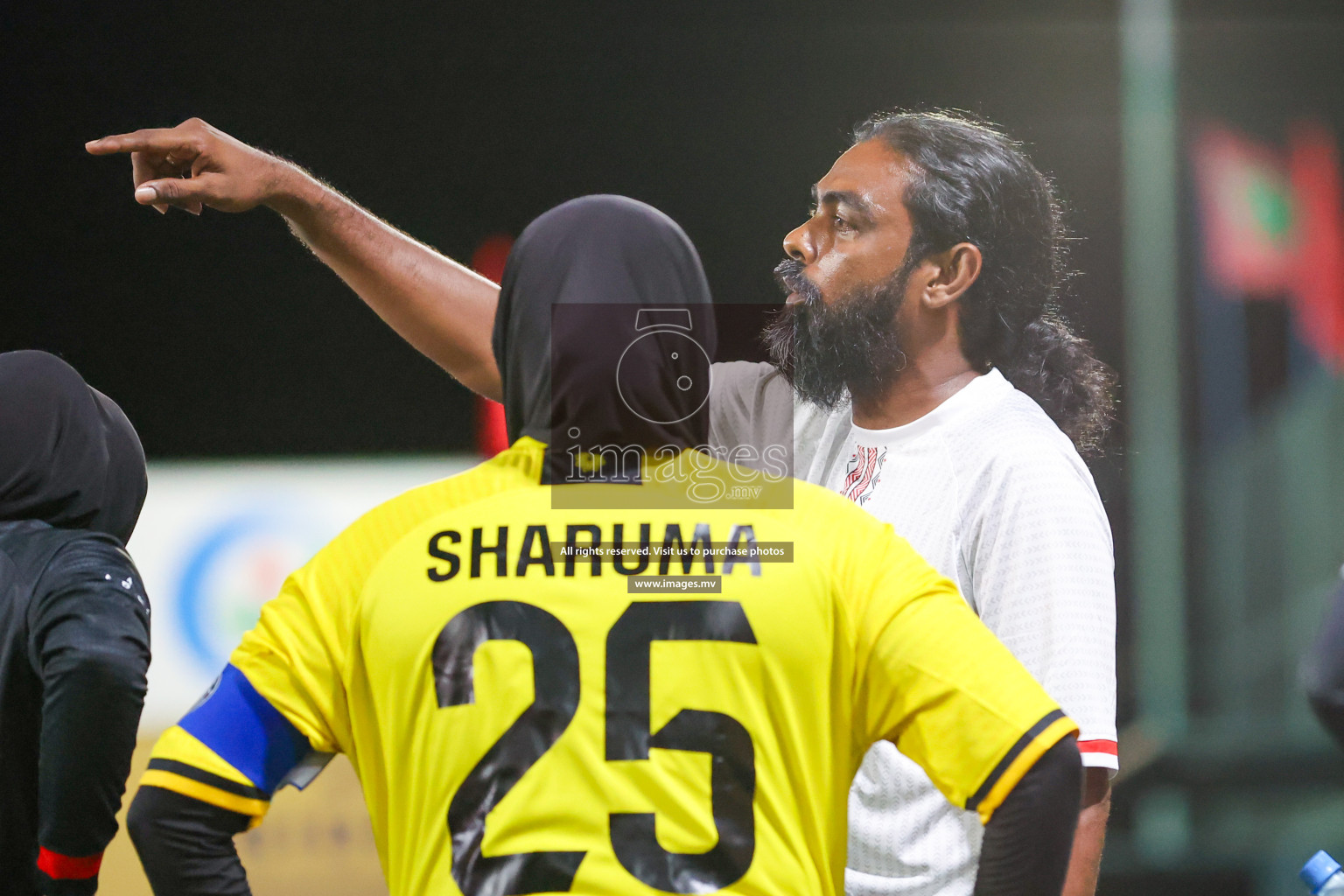 Prison Club vs Club MYS in 18/30 Futsal Fiesta Classic 2023 held in Hulhumale, Maldives, on Friday, 21st July 2023 Photos: Nausham Waheed / images.mv