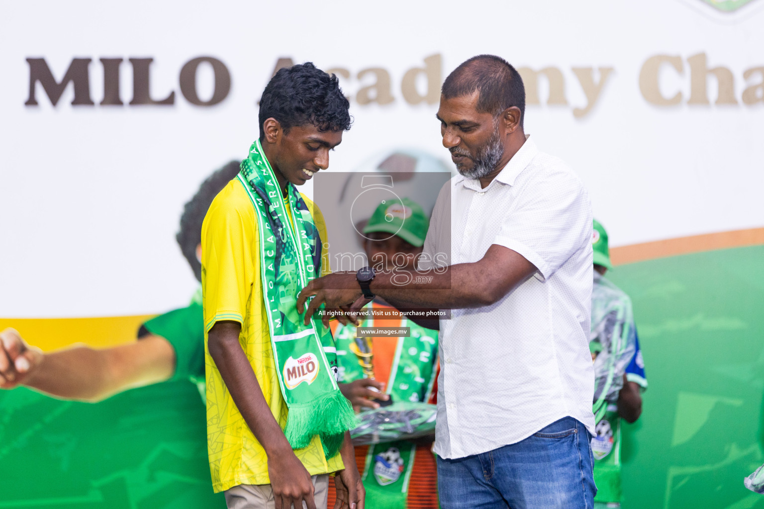 Day 2 of MILO Academy Championship 2023 (u14) was held in Henveyru Stadium Male', Maldives on 4th November 2023. Photos: Nausham Waheed / images.mv