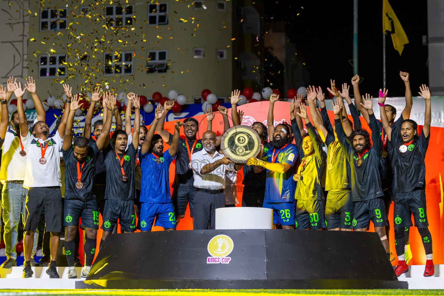 Road Recreation Club vs Club Combination SC Eydhafushi in Kings Cup Final of Club Maldives 2025 was held in Rehendhi Futsal Ground, Hulhumale', Maldives on Tuesday, 9th September 2025. Photos: Ismail Thoriq / images.mv