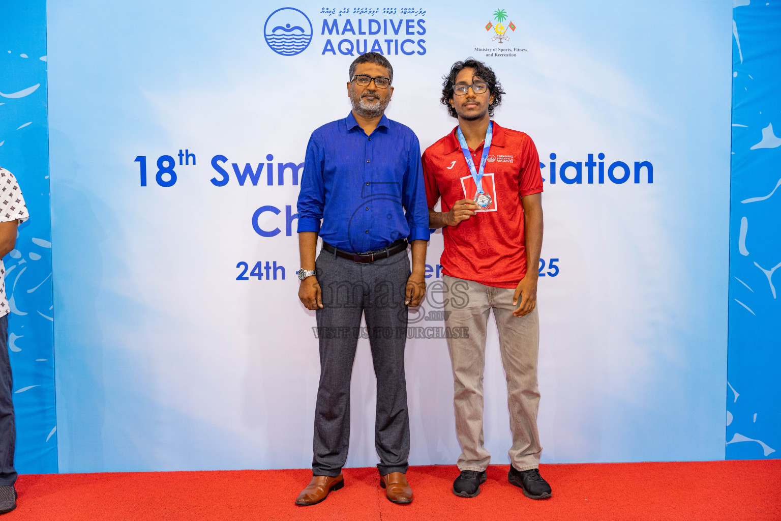 18th Swimming Association Championship 2025, Closing Ceremony was held on Saturday, 29th November 2025 at Swimming Track Hulhumale', Maldives. Photos: Areef Adam / images.mv