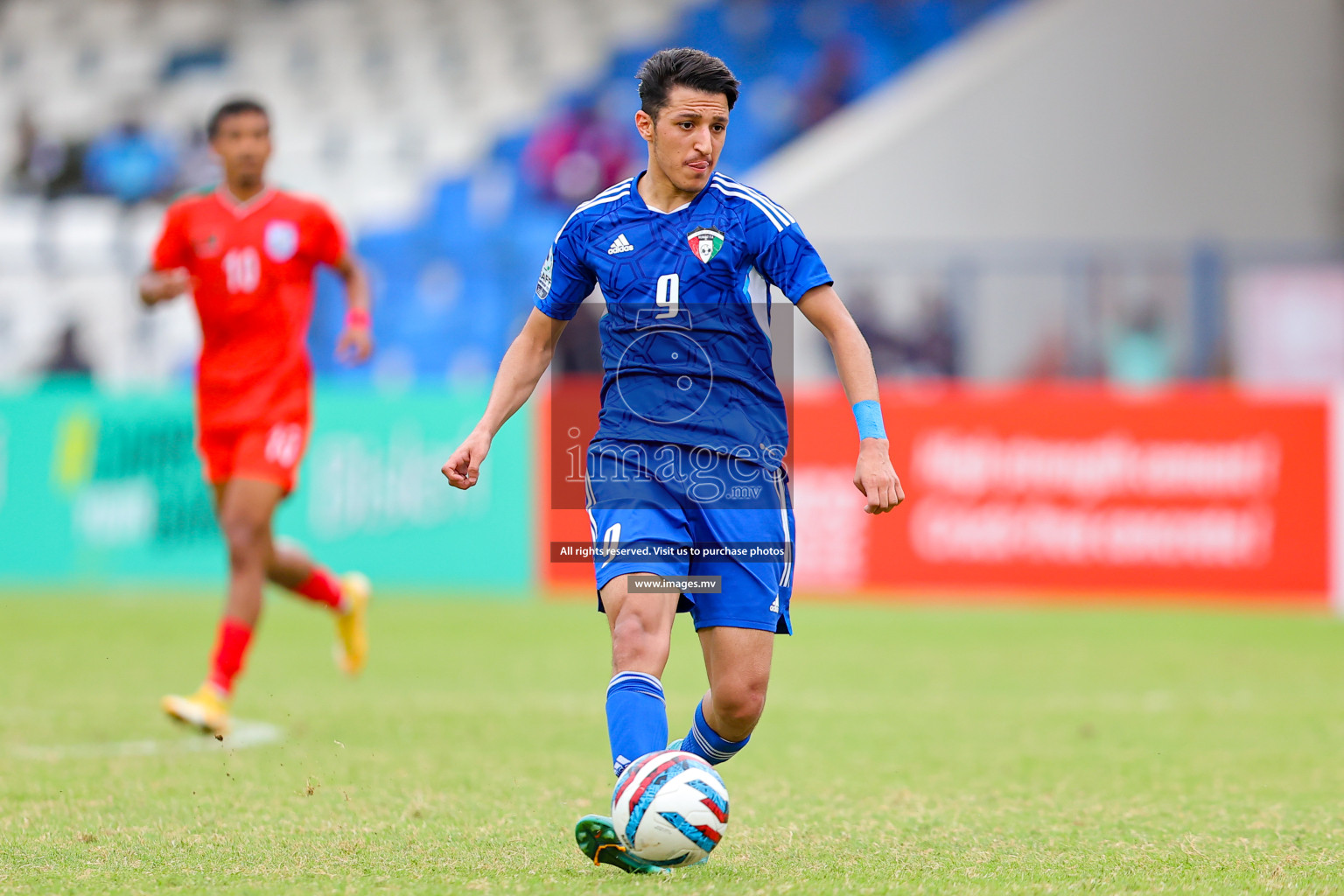 Kuwait vs Bangladesh in the Semi-final of SAFF Championship 2023 held in Sree Kanteerava Stadium, Bengaluru, India, on Saturday, 1st July 2023. Photos: Nausham Waheed, Hassan Simah / images.mv