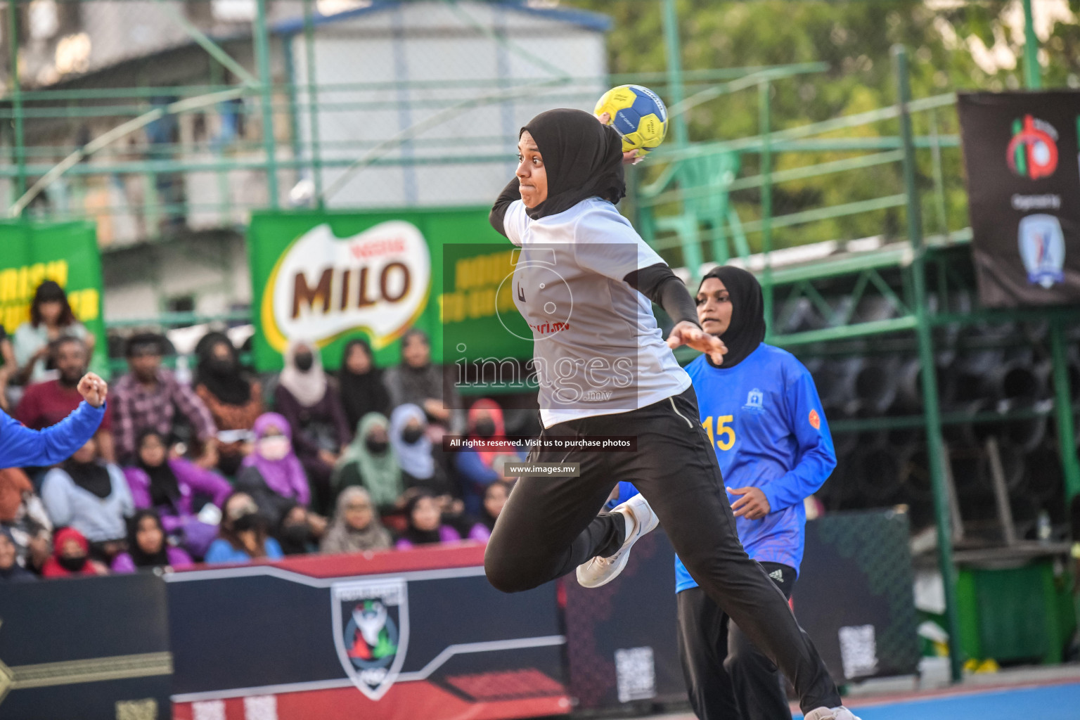 Day 3 of Milo 6th Inter Office Handball Tournament 2022 - Photos by Nausham Waheed