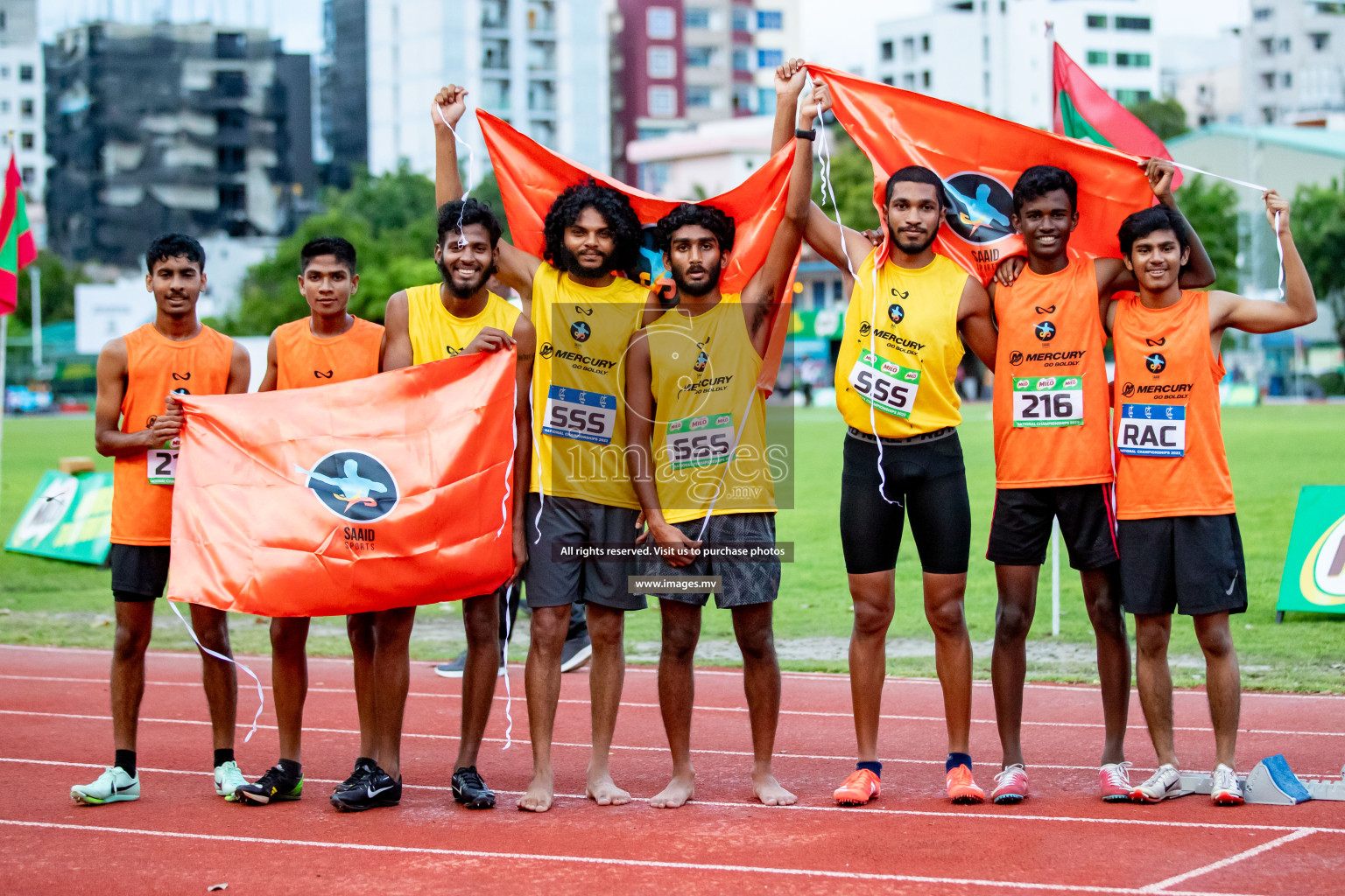 Day 2 of National Athletics Championship 2023 was held in Ekuveni Track at Male', Maldives on Friday, 24th November 2023. Photos: Hassan Simah / images.mv