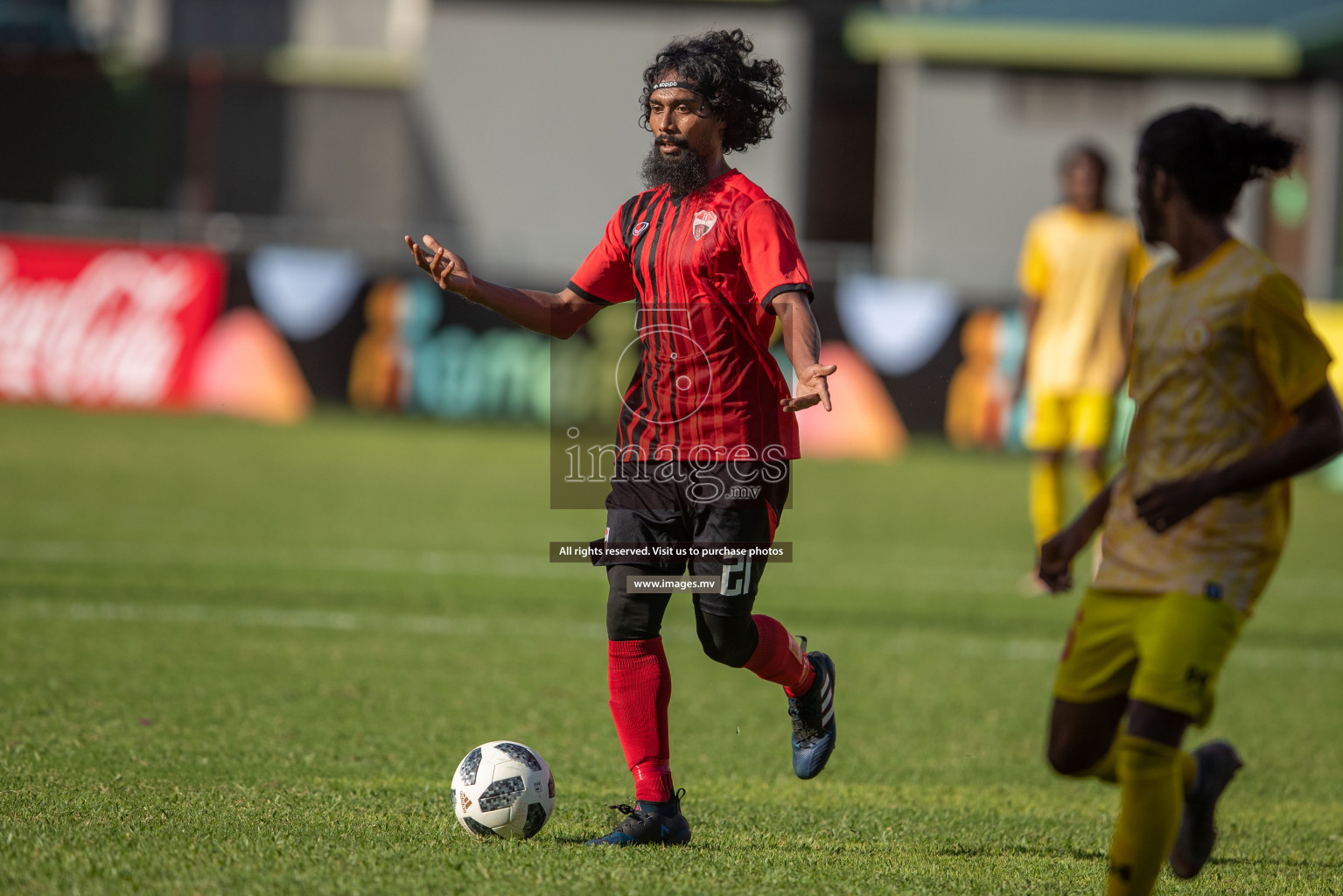 TC Sports Club vs Victory Sports Club in Dhiraagu Dhivehi League 2019 held in Male', Maldives on 15th June. Photos: Suadh Abdul Sattar/images.mv