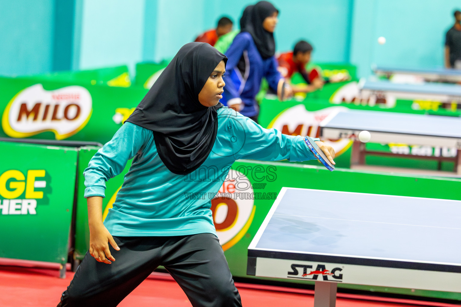 Day 2 of Interschool Table Tennis Tournament 2025 held at Male' TT Hall, Male', Maldives on Thursday, 15th May 2025. Photos By: Ismail Thoriq / images.mv
