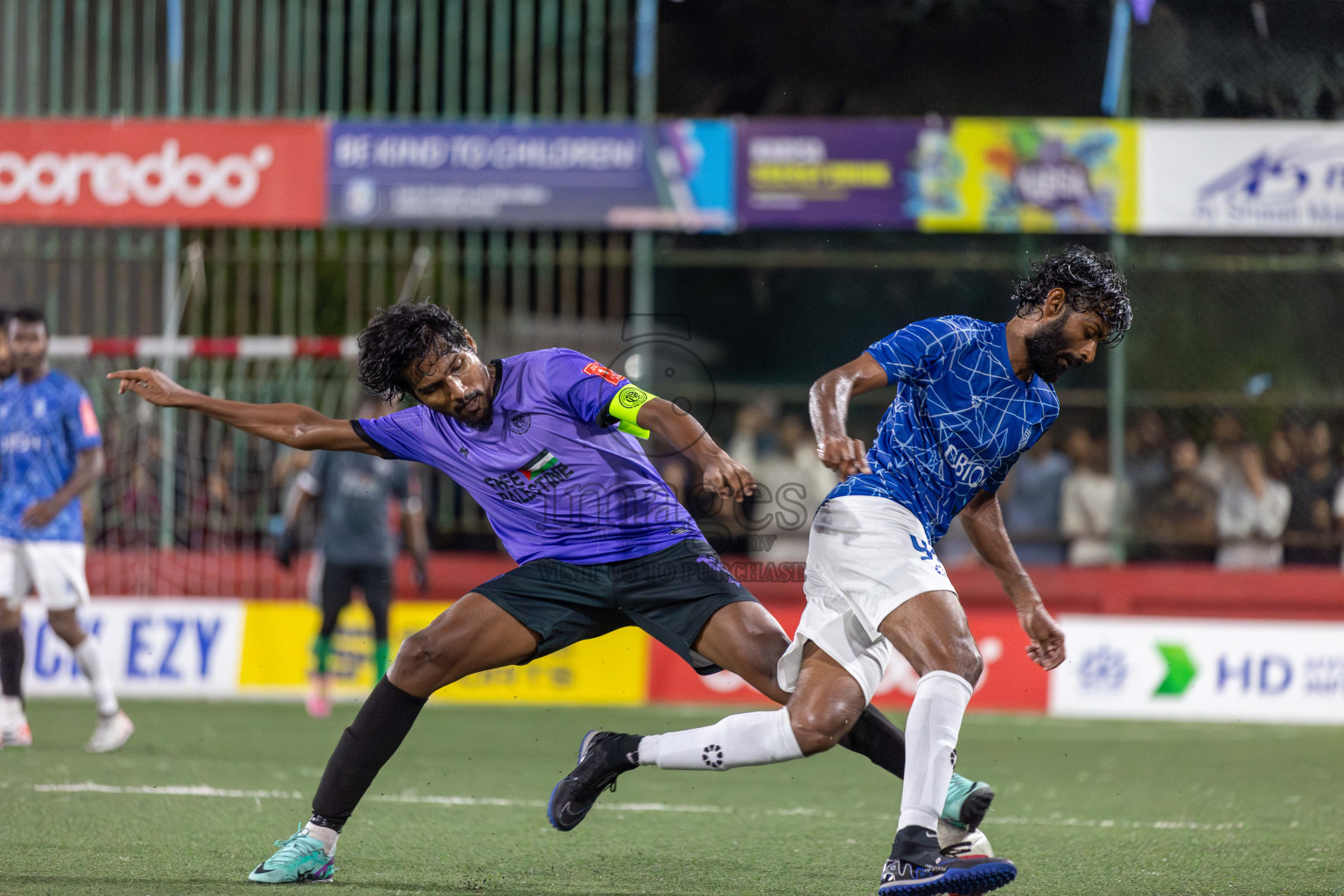 HDh Neykurendhoo vs HDh Naivaadhoo in Day 18 of Golden Futsal Challenge 2024 was held on Thursday, 1st February 2024, in Hulhumale', Maldives Photos: Mohamed Mahfooz Moosa, / images.mv