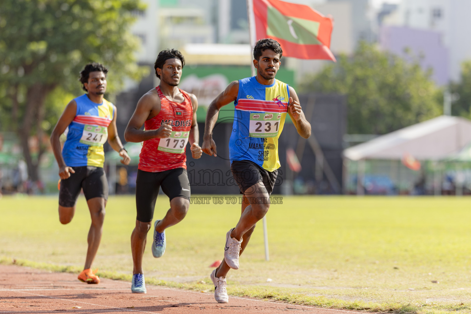 Day 1 of National Athletics Championship 2025 was held at Ekuveni Running Ground in Male', Maldives on Thursday, 14th August 2025. Photos: Hasni / images.mv