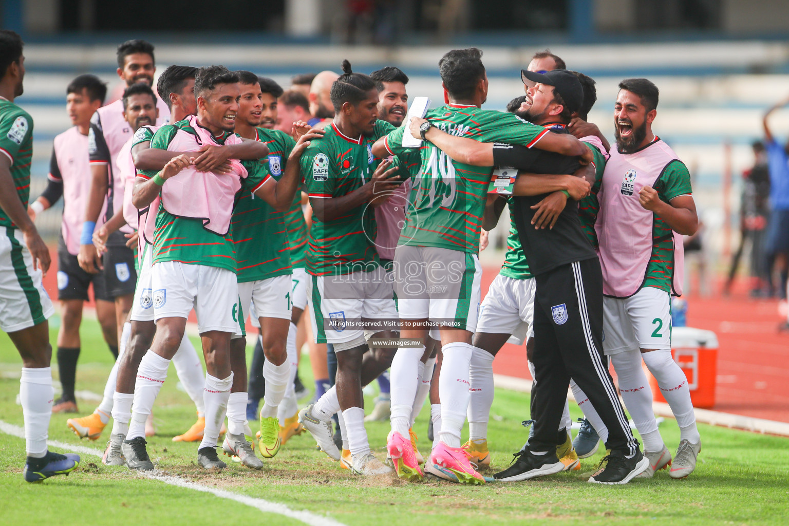 Bangladesh vs Maldives in SAFF Championship 2023 held in Sree Kanteerava Stadium, Bengaluru, India, on Saturday, 25th June 2023. Photos: Nausham Waheed, Hassan Simah / images.mv