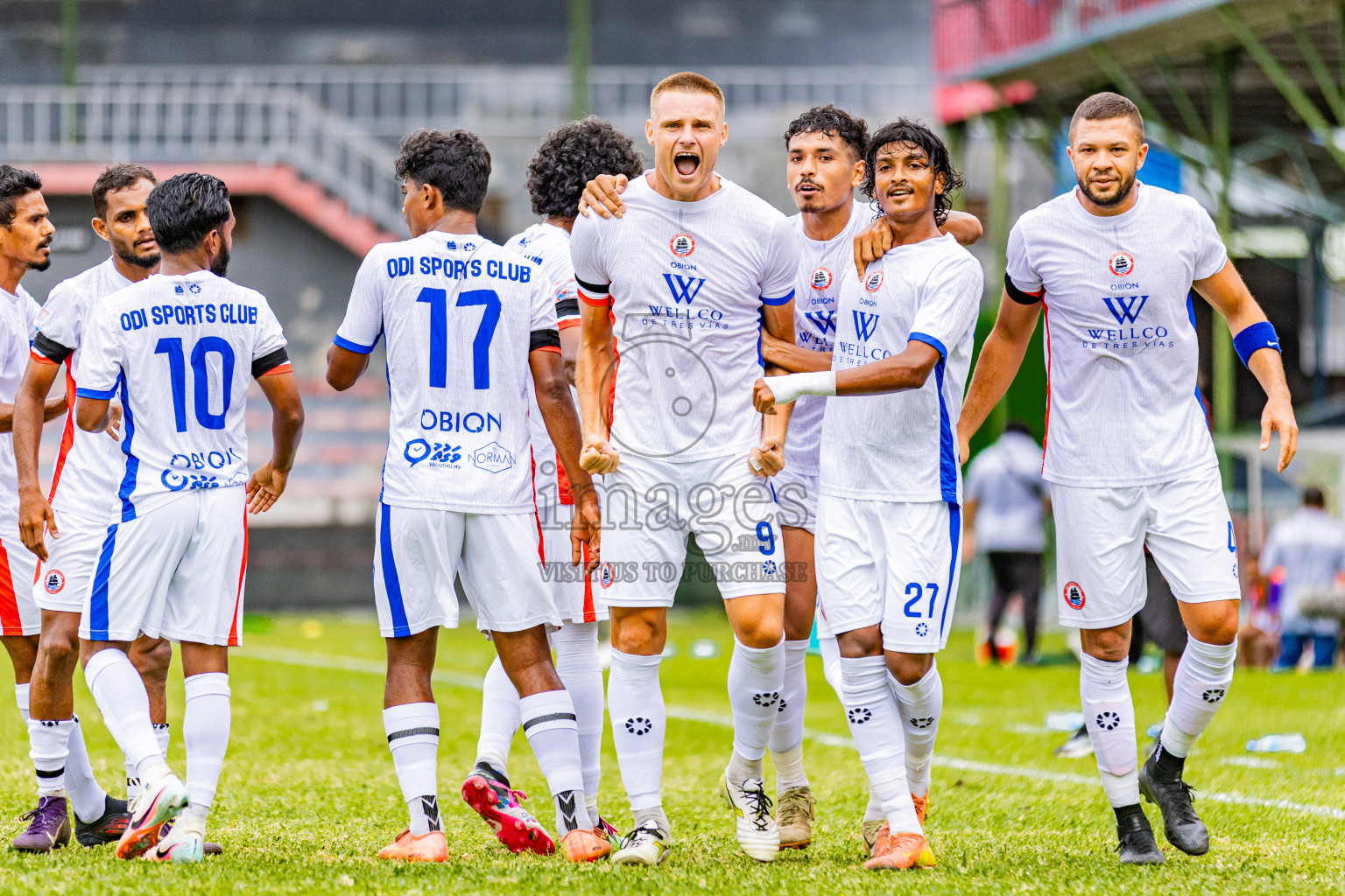 Club Valencia vs Odi Sports Club in Dhivehi Premier League 2025/26 held in National Football Stadium, Male', Maldives on Friday, 26th September 2025. Photos: Areef Adam / Images.mv