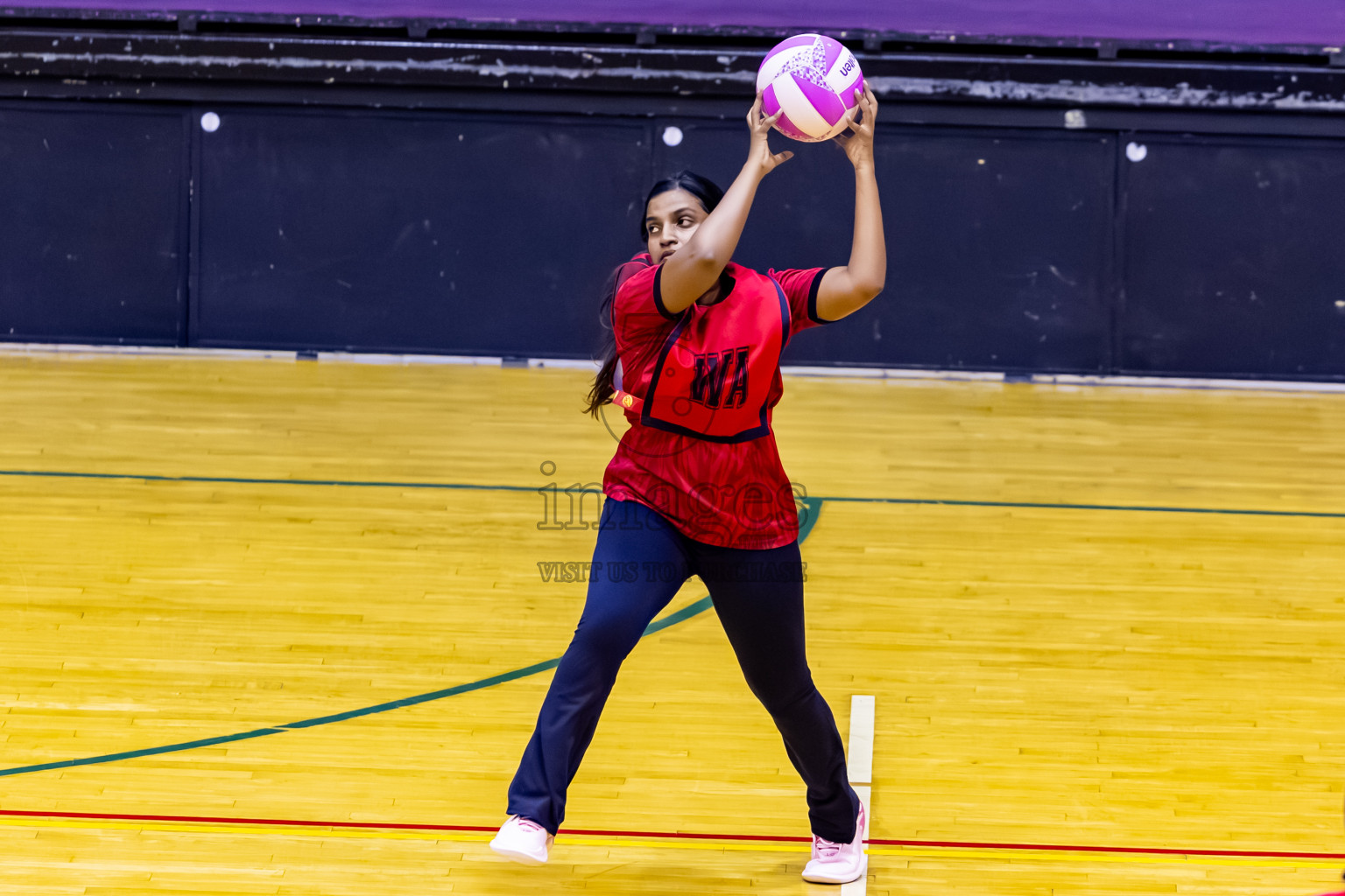 C Matrix vs Invicto SC in Day 4 of 24th Milo Netball Association Championship held in Social Center at Male', Maldives on Thursday, 4th September 2025. Photos: Nausham Waheed / images.mv