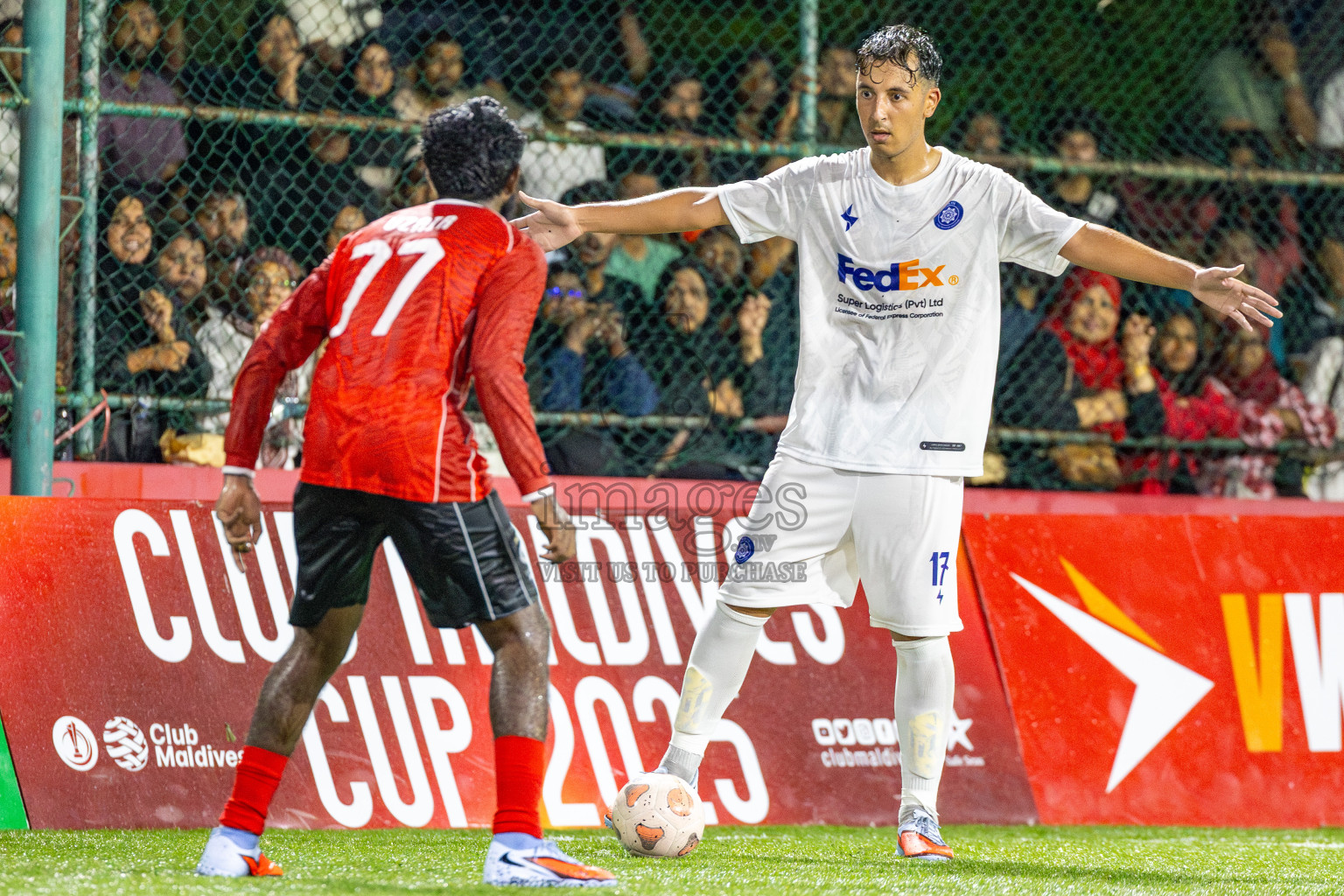 BML vs Club TTS in Day 9 of Club Maldives Cup 2025 was held in Rehendhi Futsal Ground, Hulhumale', Maldives on Thursday, 9th October 2025. Photos: Ismail Thoriq / images.mv