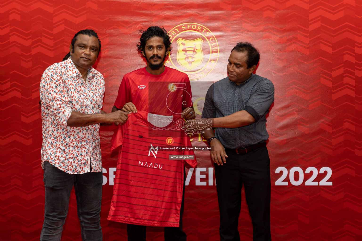 Victory Sports Club Jersey Unveiling 2022 on 14th July 2022, held in Jamaaludheen School Hall, Male', Maldives  Photos: Hassan Simah / Images.mv