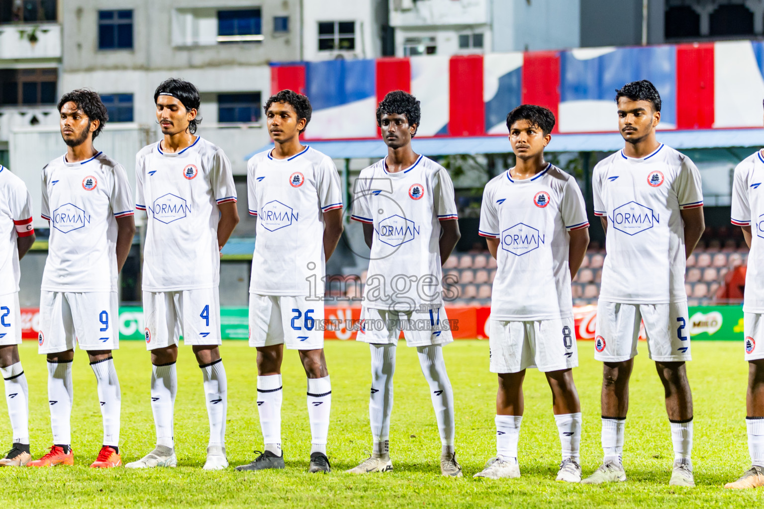 Odi Sports Club vs Buru Sports Club in Day 5 of Under 19 Youth Championship 2024 was held at National Stadium in Male', Maldives on Sunday, 23rd June 2024. Photos: Nausham Waheed / images.mv