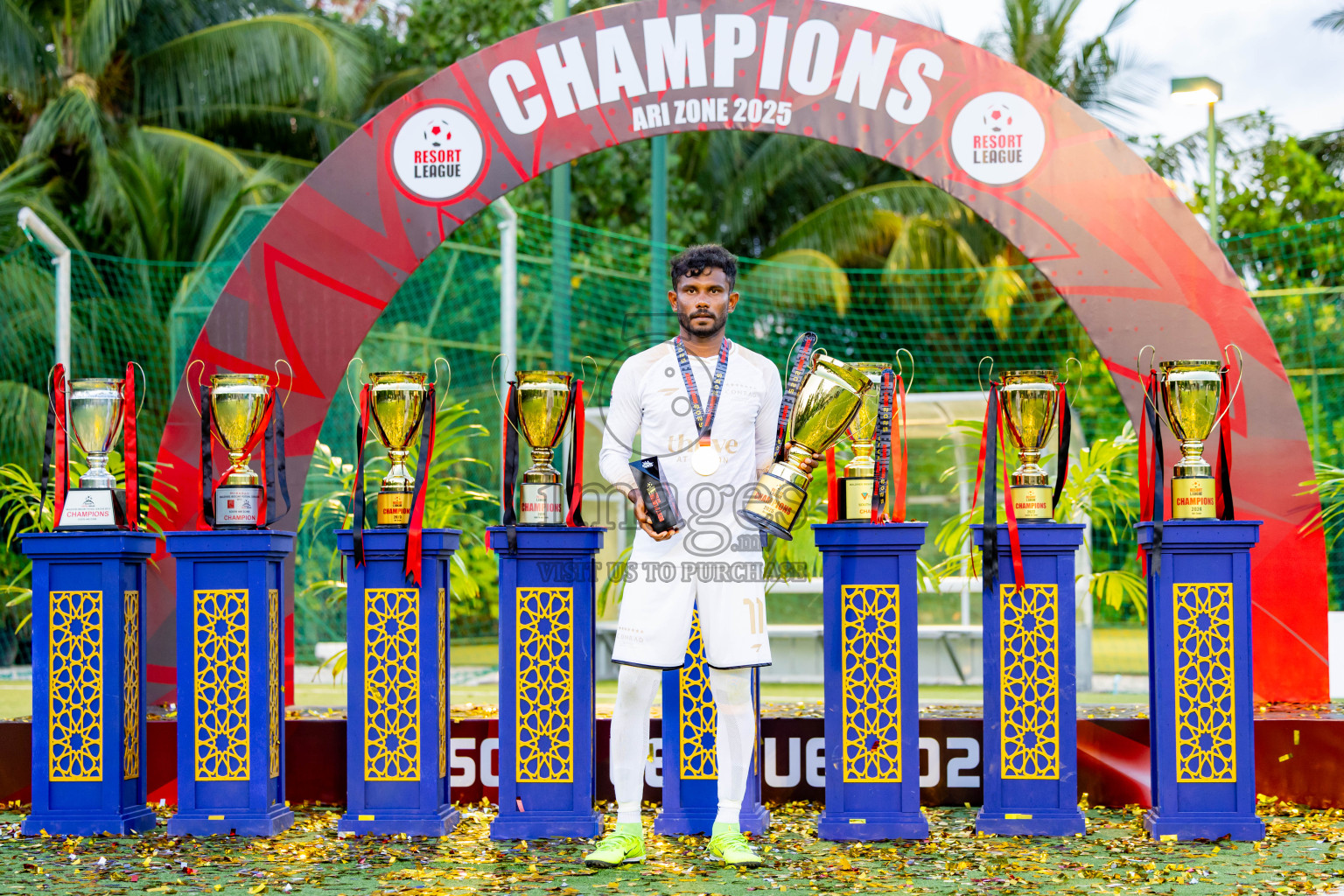 Barcelo vs Conrad in the Final of Resort League 2025 (Ari Zone) was held on Sunday, 28th June 2025 in Conrad Maldives Rangali Island, Alif Dhaalu Atoll, Maldives. Photos: Nausham Waheed / images.mv