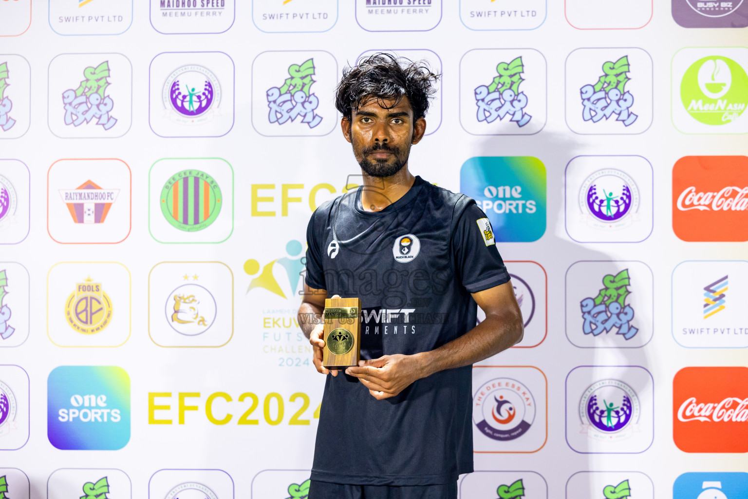 Dee Ess Jay SC vs Much Black in Day 2 of Laamehi Dhiggaru Ekuveri Futsal Challenge 2024 was held on Saturday, 27th July 2024, at Dhiggaru Futsal Ground, Dhiggaru, Maldives Photos: Nausham Waheed / images.mv