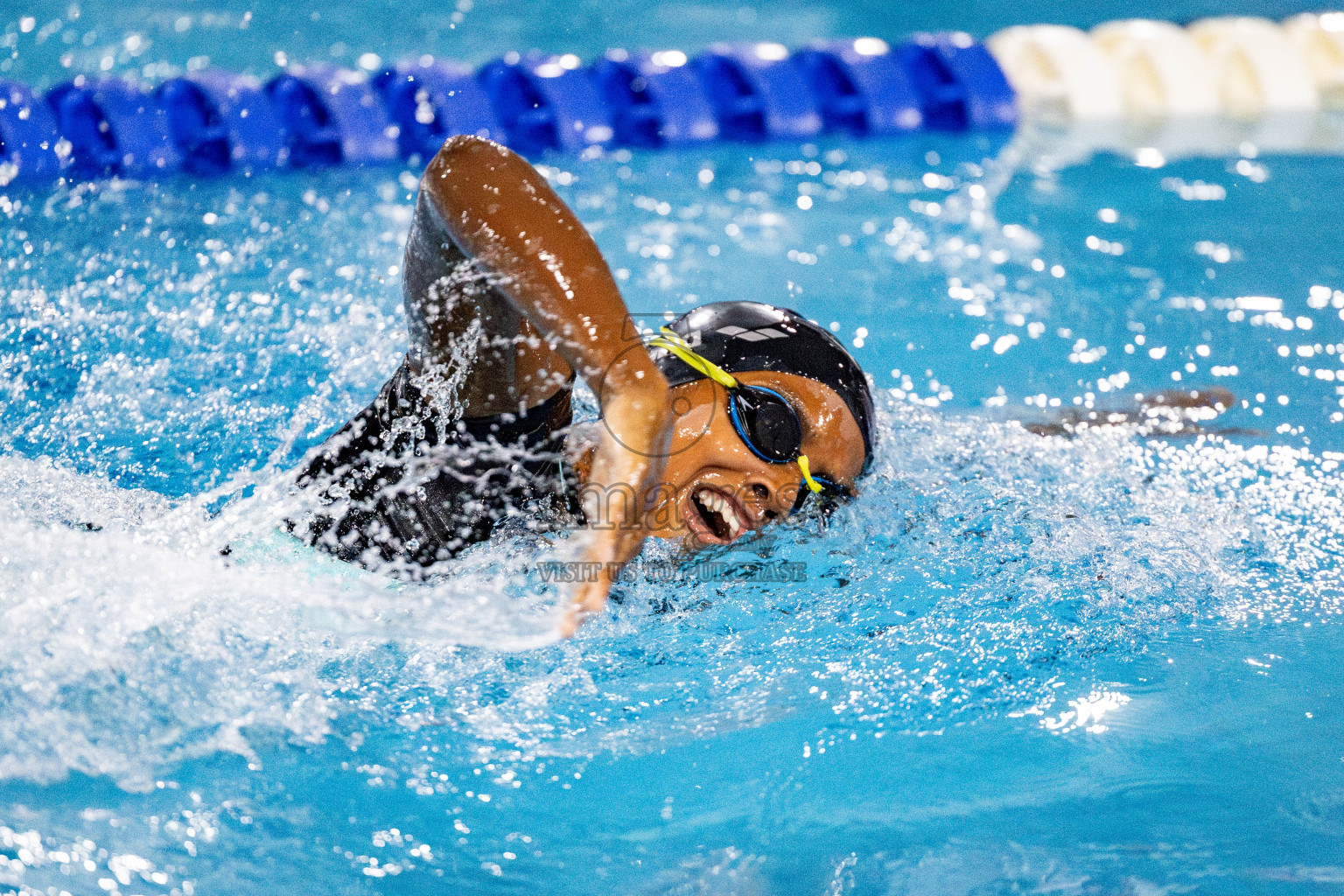 Day 5 of National Swimming Competition 2024 held in Hulhumale', Maldives on Tuesday, 17th December 2024. Photos: Hassan Simah / images.mv