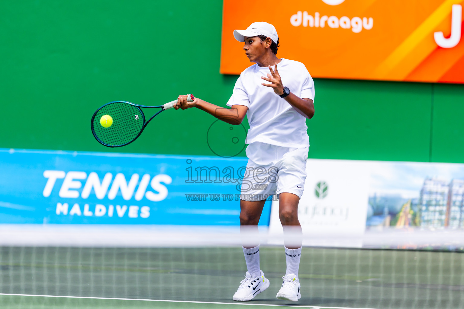 Day 1 of ATF Maldives Junior Open Tennis was held in Male' Tennis Court, Male', Maldives on Monday, 9th December 2024. Photos: Nausham Waheed / images.mv