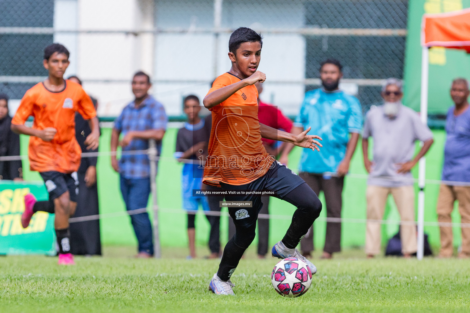 Day 1 of MILO Academy Championship 2023 (u14) was held in Henveyru Stadium Male', Maldives on 3rd November 2023. Photos: Nausham Waheed / images.mv