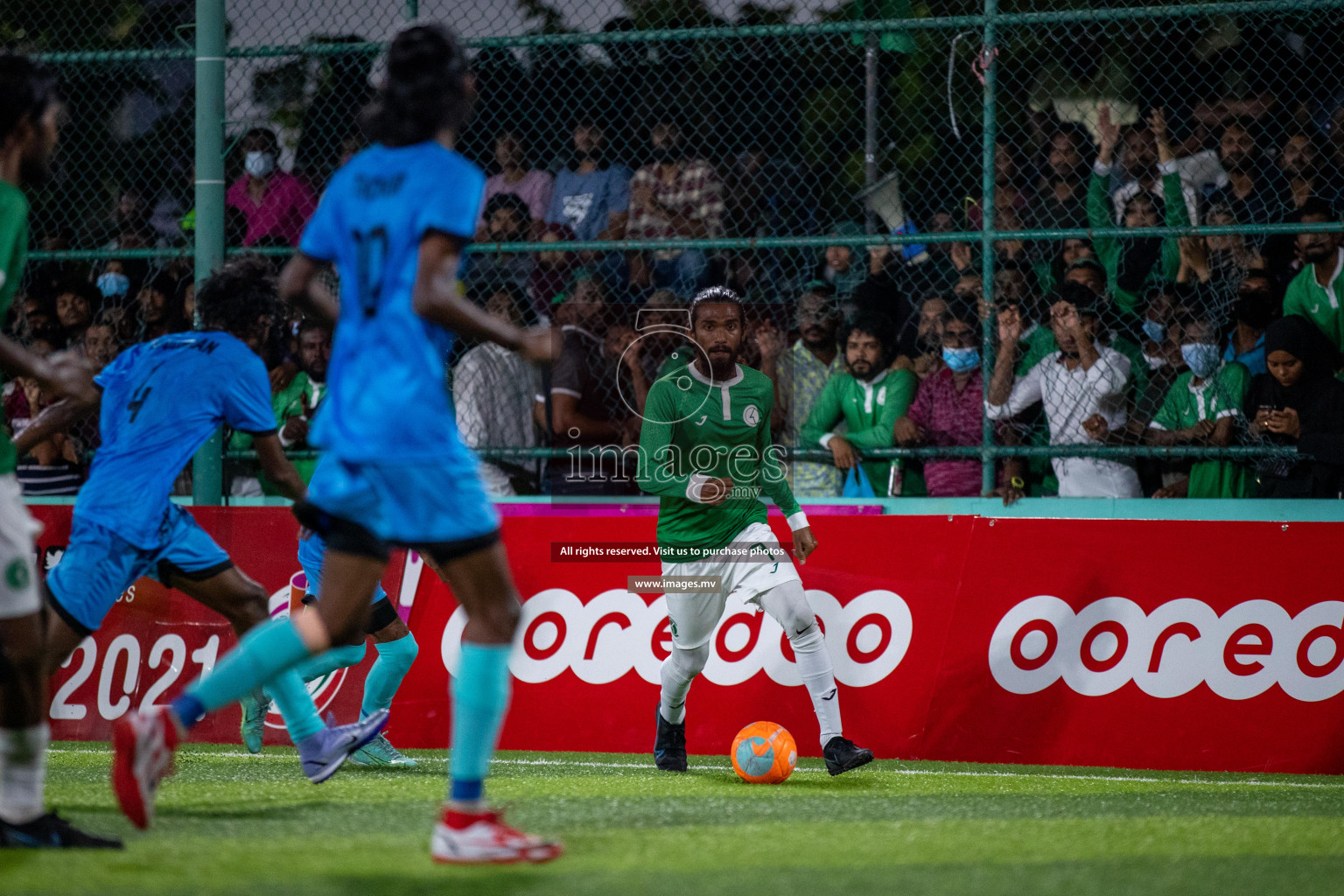 Team FSM vs Club HDC in the Quarter Finals of Club Maldives 2021 held at Hulhumale;, on 12th December 2021 Photos: Ismail Thoriq / images.mv