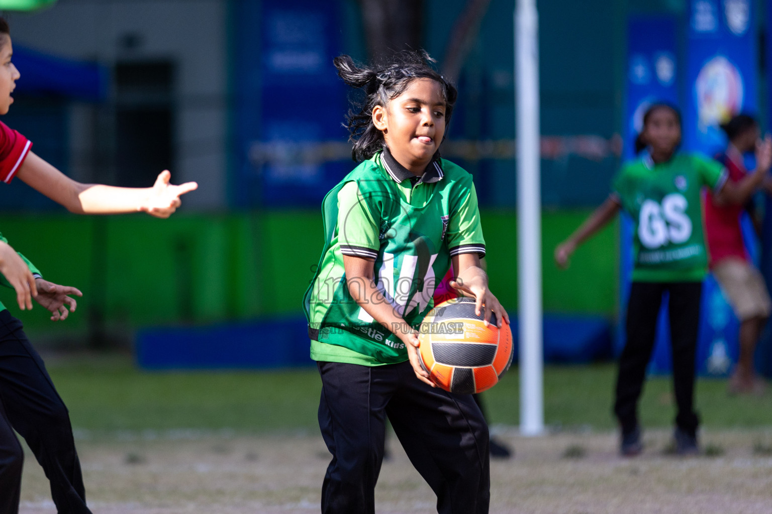 Day 3 of Nestle' Kids Netball Fiesta 2023 held in Henveyru Stadium, Male', Maldives on Saturday, 2nd December 2023. Photos by Nausham Waheed / Images.mv