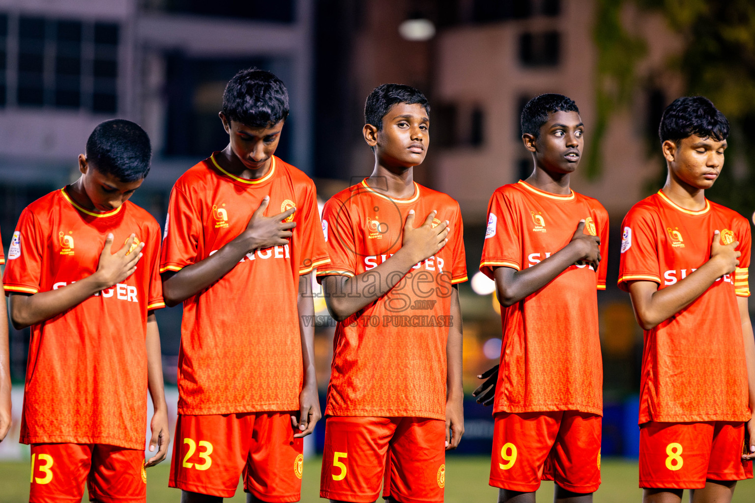 Victory Sports Club vs Hurriyya Sports Club (U14) in Day 9 of Dhivehi Youth League 2024 held at Henveiru Stadium on Saturday, 14th December 2024. Photos: Nausham Waheed / Images.mv