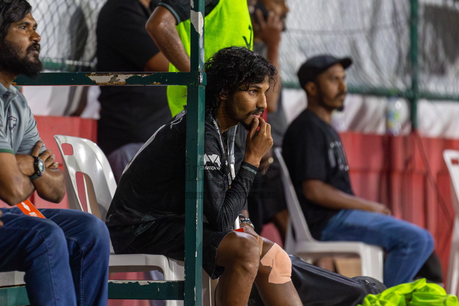 R Inguraidhoo vs R Hulhudhuffaaru in Day 6 of Golden Futsal Challenge 2024 was held on Saturday, 20th January 2024, in Hulhumale', Maldives Photos: Mohamed Mahfooz Moosa / images.mv