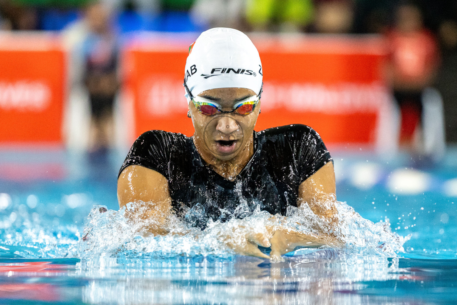 Day 7 of National Swimming Competition 2024 held in Hulhumale', Maldives on Thursday, 19th December 2024.
Photos: Ismail Thoriq / images.mv