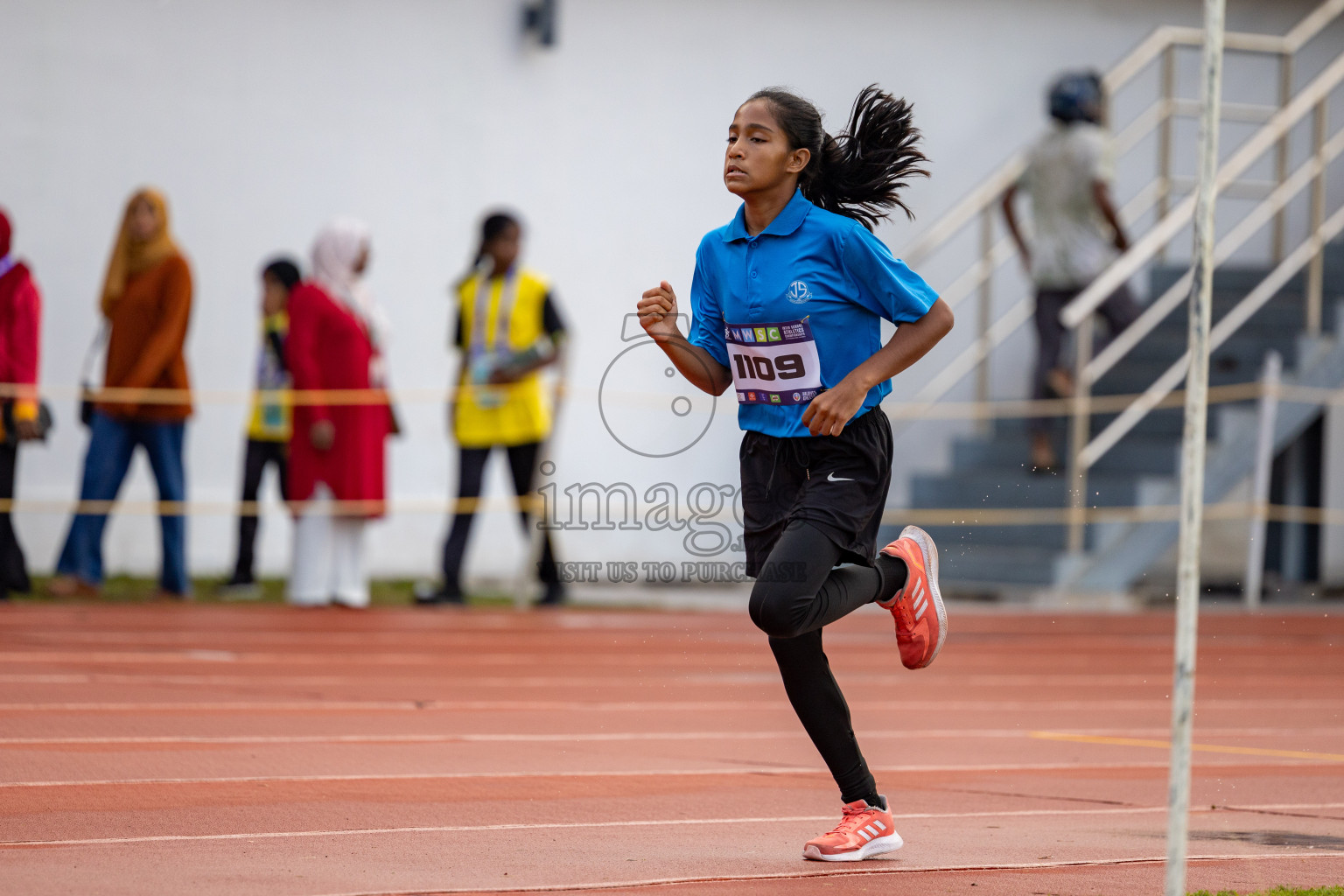 Day 1 of MWSC Interschool Athletics Championships 2024 held in Hulhumale Running Track, Hulhumale, Maldives on Saturday, 9th November 2024. 
Photos by: Ismail Thoriq, Hassan Simah / Images.mv