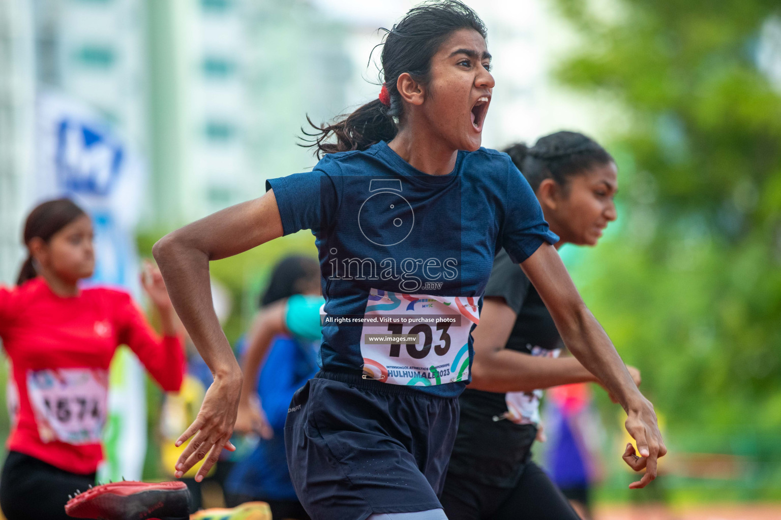 Day three of Inter School Athletics Championship 2023 was held at Hulhumale' Running Track at Hulhumale', Maldives on Tuesday, 16th May 2023. Photos: Nausham Waheed / images.mv