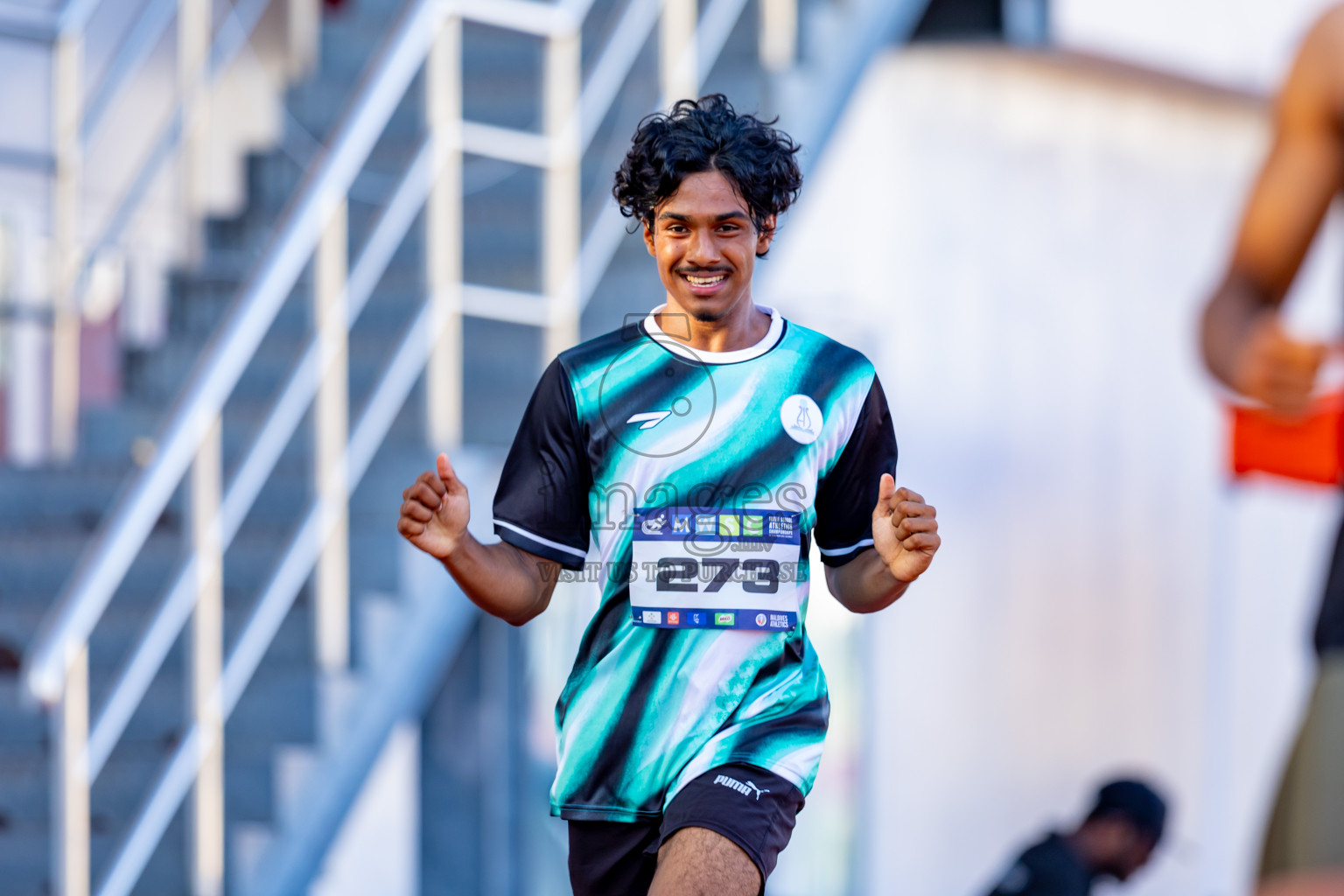 Day 4 of MWSC Interschool Athletics Championships 2024 held in Hulhumale Running Track, Hulhumale, Maldives on Tuesday, 12th November 2024. Photos by: Nausham Waheed / Images.mv