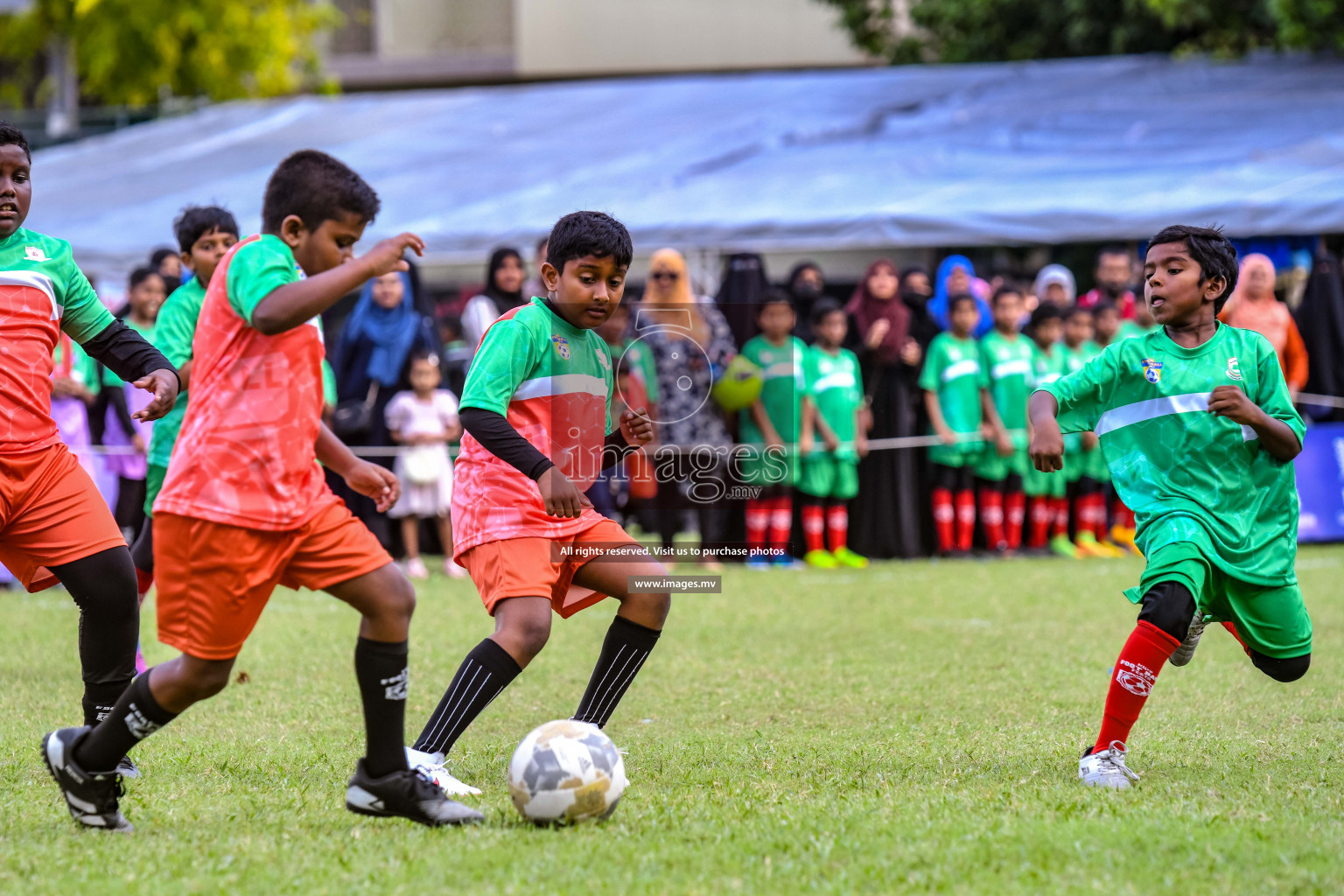 Day 1 of Milo Kids Football Fiesta 2022 was held in Male', Maldives on 19th October 2022. Photos: Nausham Waheed/ images.mv