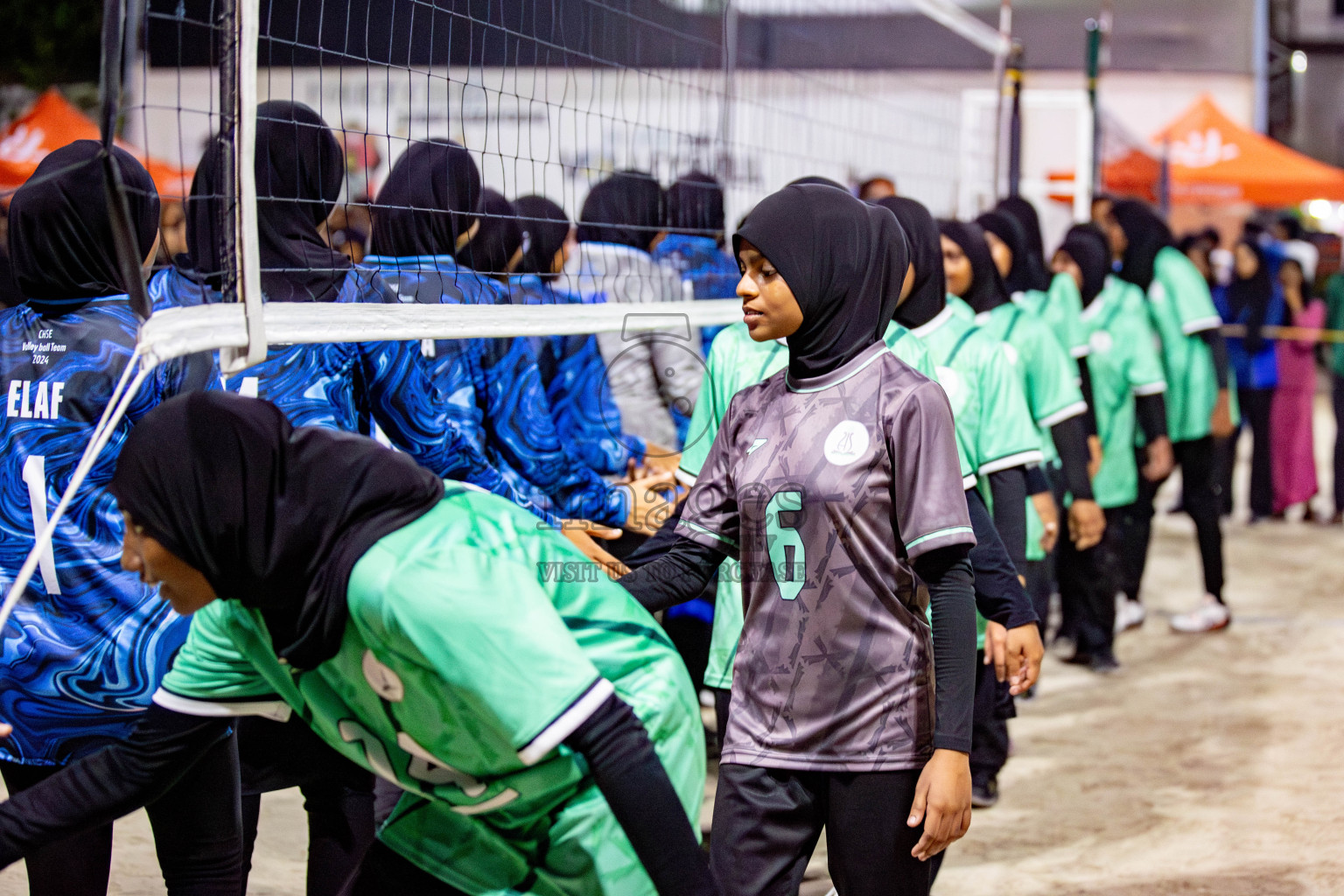 U19 Male and Atoll Girl's Finals in Day 9 of Interschool Volleyball Tournament 2024 was held in ABC Court at Male', Maldives on Saturday, 30th November 2024. Photos: Hassan Simah / images.mv