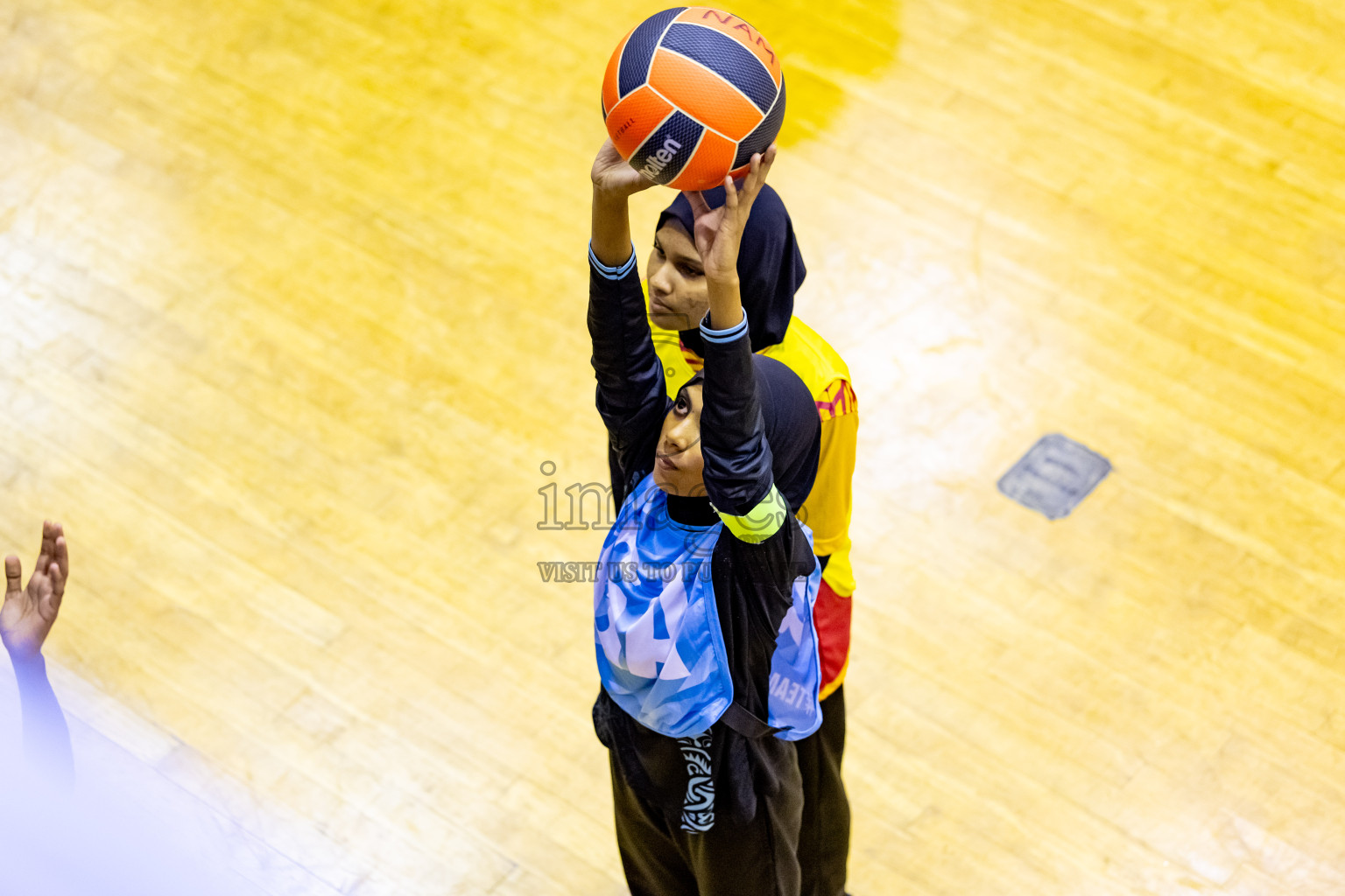 Day 1 of 25th Milo Inter-School Netball Tournament was held in Social Center at Male', Maldives on Thursday, 8th August 2024. Photos: Nausham Waheed / images.mv