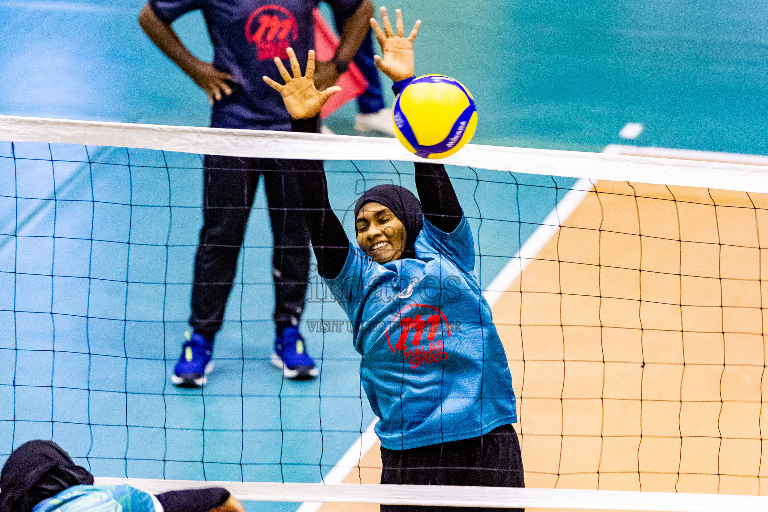 Semi Final of Women's Division of Milo VAM Cup 2024 held in Male', Maldives on Friday, 12th July 2024 at Social Center Indoor Hall Photos By: Nausham Waheed / images.mv