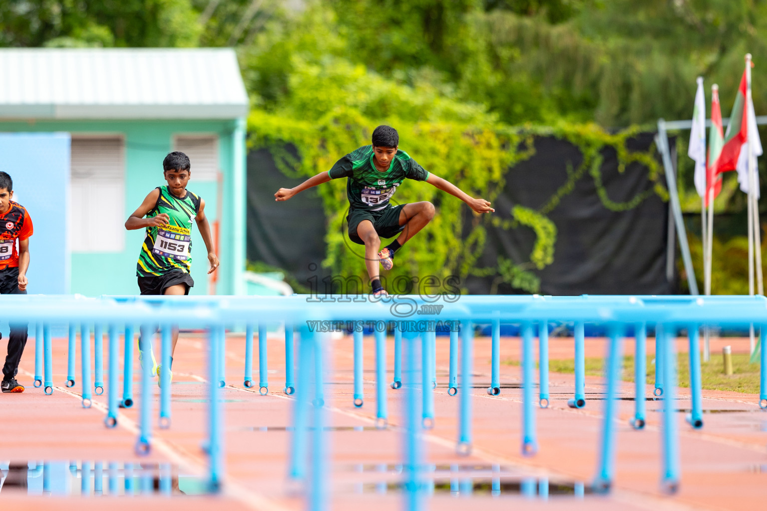 Day 2 of MWSC Interschool Athletics Championships 2024 held in Hulhumale Running Track, Hulhumale, Maldives on Sunday, 10th November 2024.
Photos by: Ismail Thoriq / Images.mv