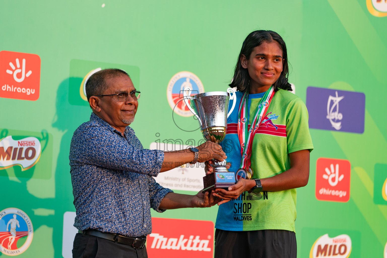 Day 4 of MILO Athletics Association Championship was held on Friday, 8th March 2024 in Male', Maldives. Photos: Hasna Hussain