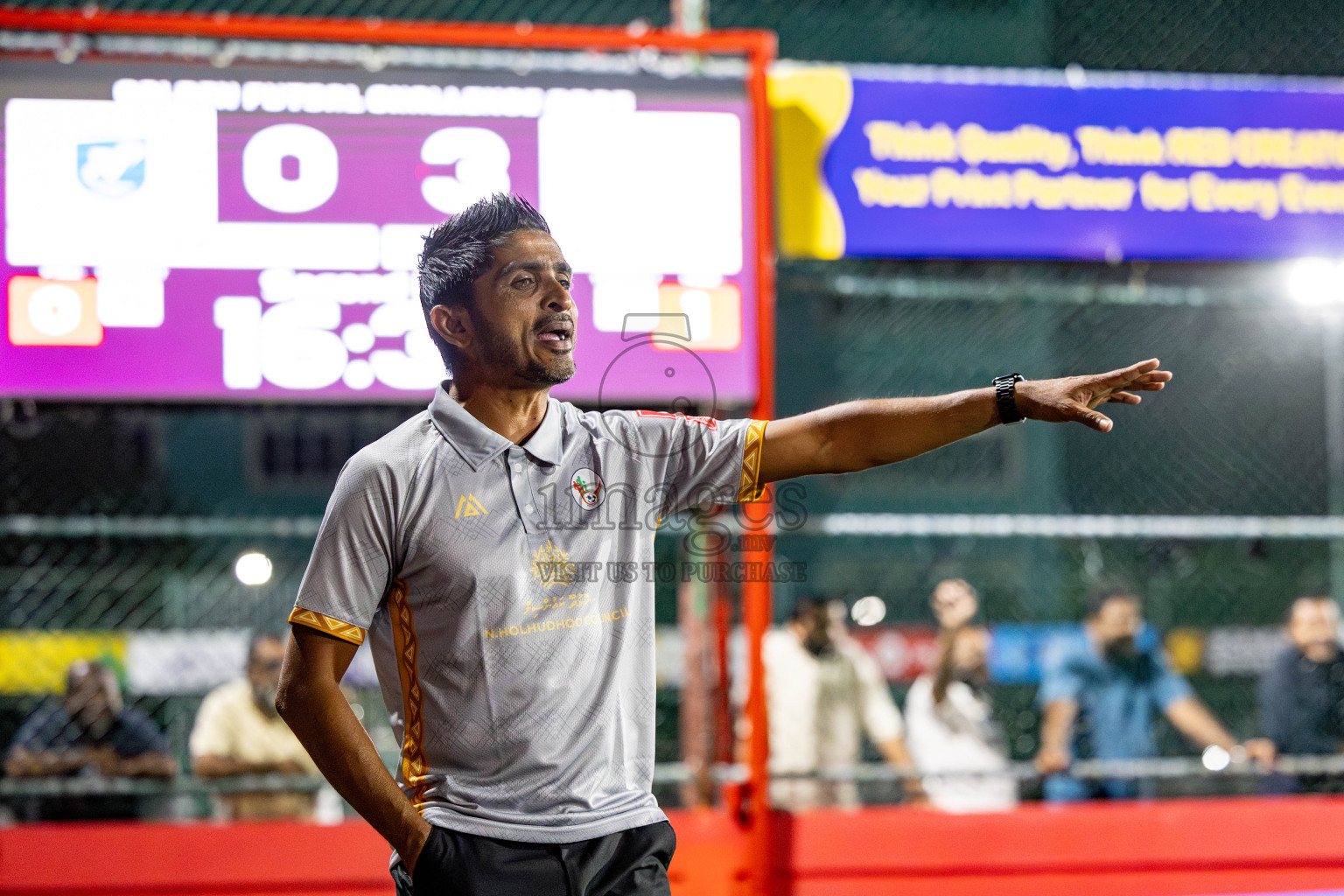 N Holhudhoo vs N Velidhoo in Day 12 of Golden Futsal Challenge 2025 was held on Thursday, 16th January 2025, in Hulhumale', Maldives.
Photos: Hassan Simah / images.mv