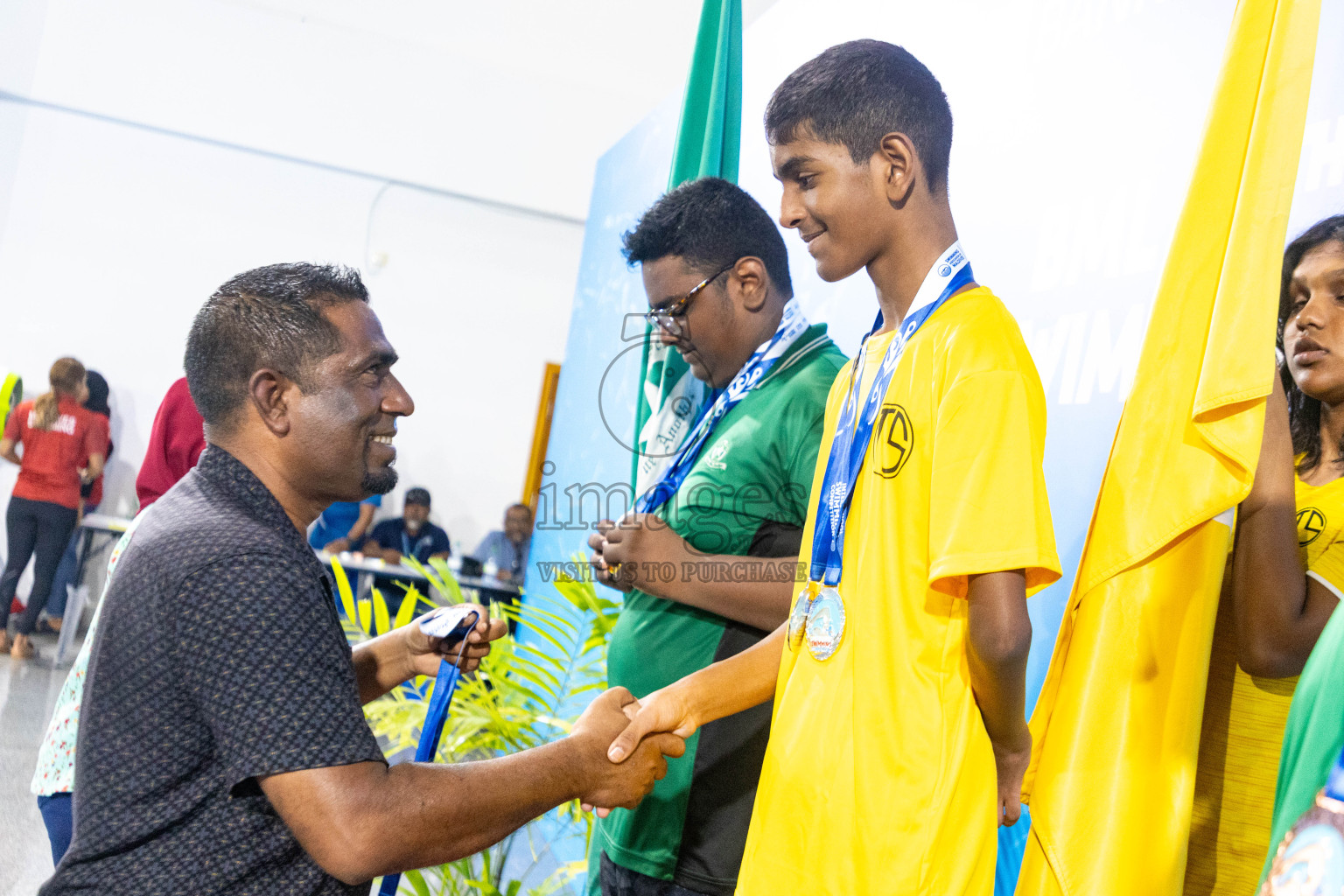 Day 4 of 20th Inter-school Swimming Competition 2024 held in Hulhumale', Maldives on Tuesday, 15th October 2024. Photos: Ismail Thoriq / images.mv