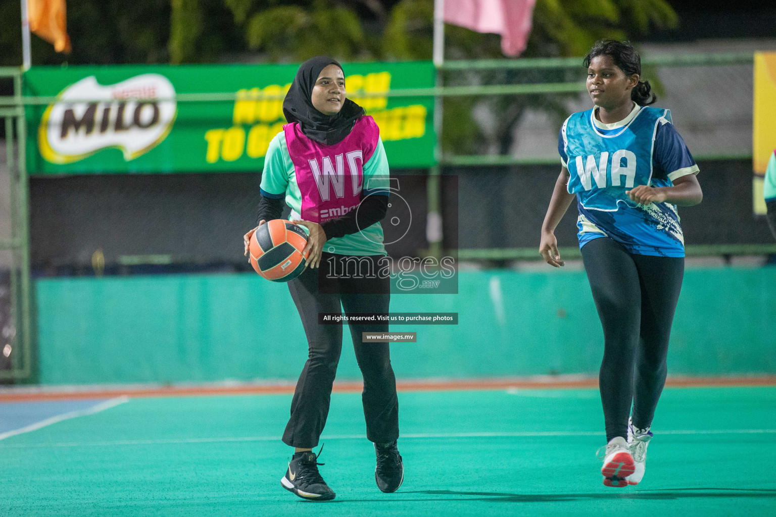 Day 5 of 20th Milo National Netball Tournament 2023, held in Synthetic Netball Court, Male', Maldives on 3rd  June 2023 Photos: Nausham Waheed/ Images.mv