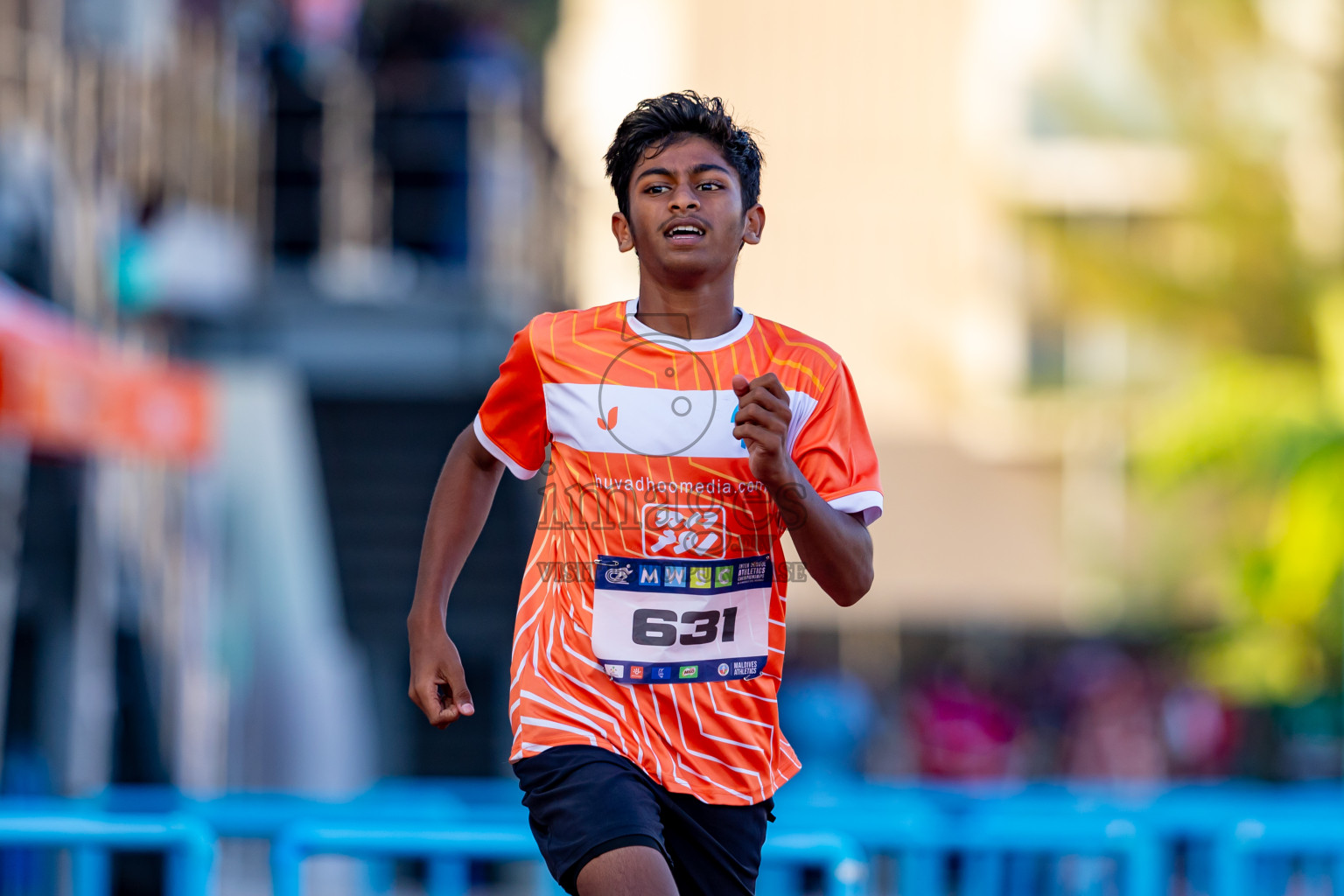 Day 4 of MWSC Interschool Athletics Championships 2024 held in Hulhumale Running Track, Hulhumale, Maldives on Tuesday, 12th November 2024. Photos by: Nausham Waheed / Images.mv