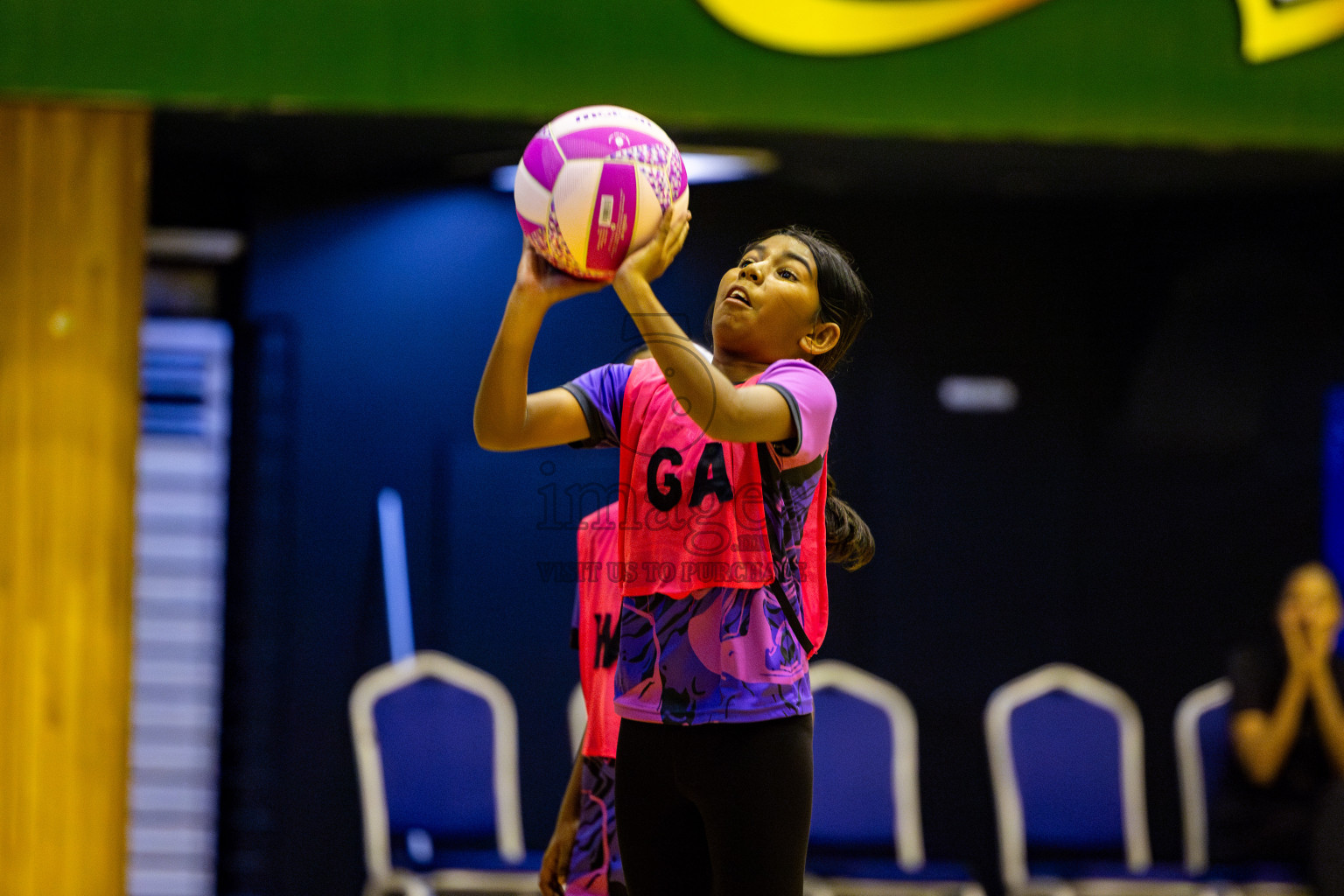Netgen A vs N Sports Academy B in Day 2 of 3rd Junior Championship - Netball association of Maldives, held at Social Center on Monday 20th January 2025 . Photos by Nausham Waheed