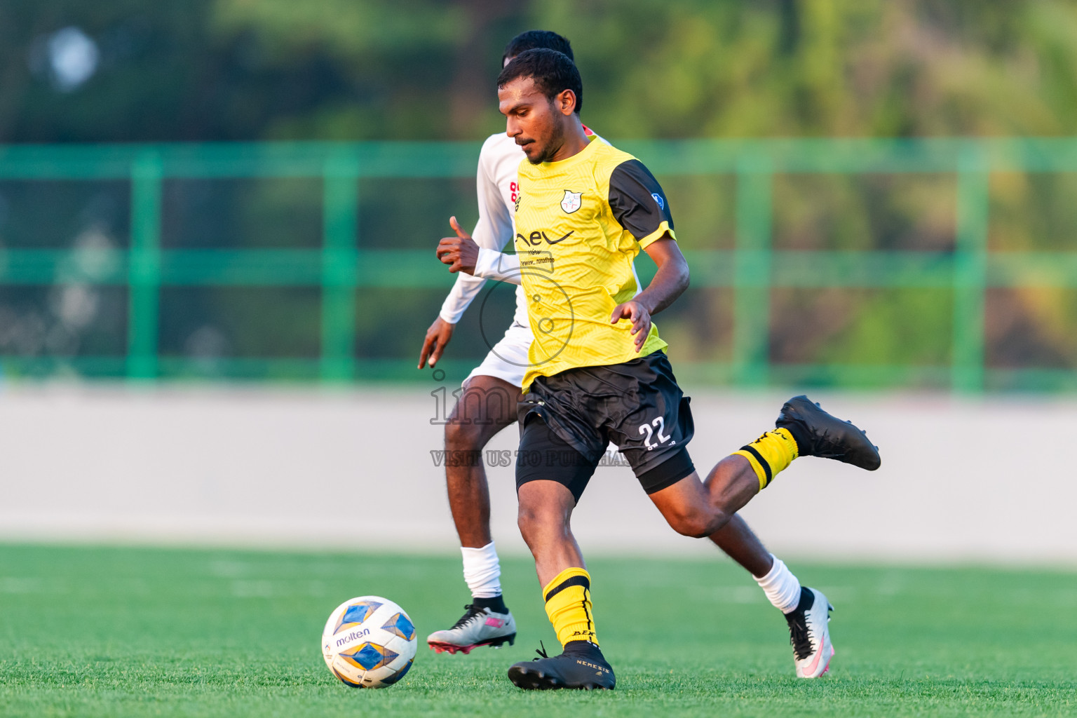 Kanmathi Juniors vs Furious SC from Manadhoo Council Cup 2024 in N Manadhoo Maldives on Monday, 19th February 2023. Photos: Nausham Waheed / images.mv